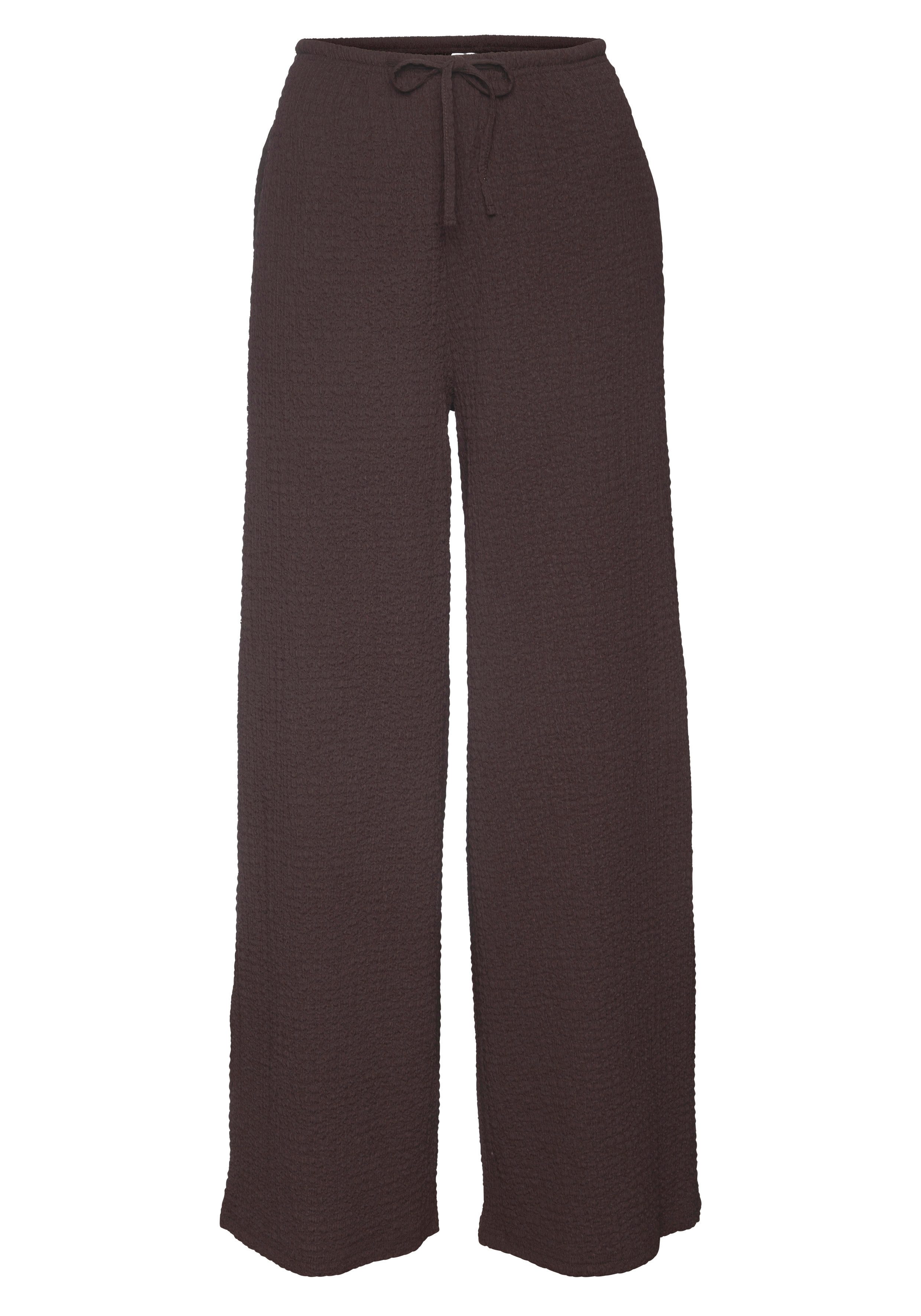LASCANA Schlupfhose bügelfrei mit weitem Bein aus bequemen Stoff mit Kordelzug, Sommerhose, Strandhose. € 34,99