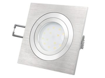 SSC-LUXon LED Einbaustrahler QF-2 Alu LED-Einbaustrahler flach schwenkbar, LED-Modul 230V, 4W, Neutralweiß