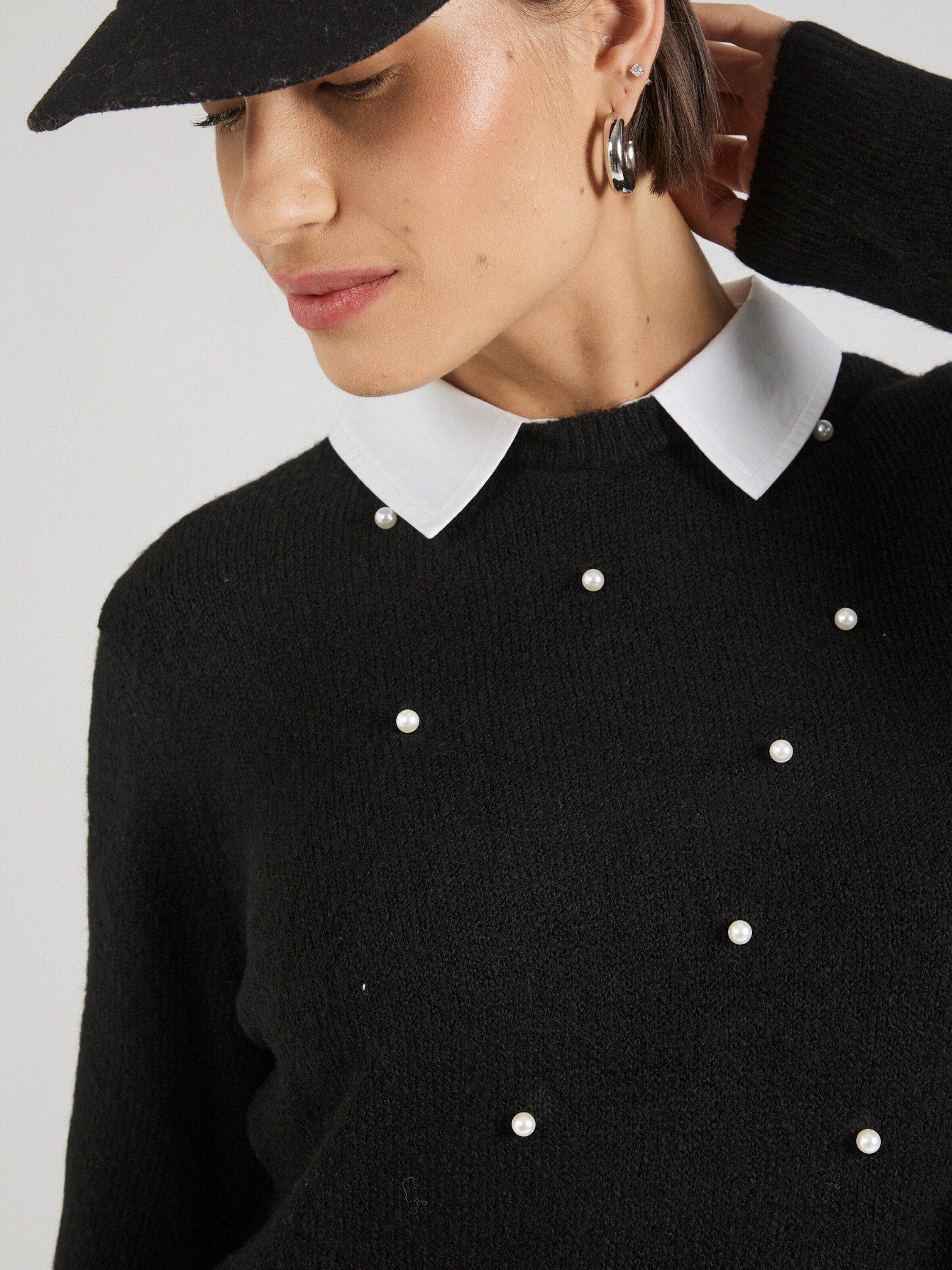 JDY Strickpullover JDYDREA NIA (1-tlg) Perlen
