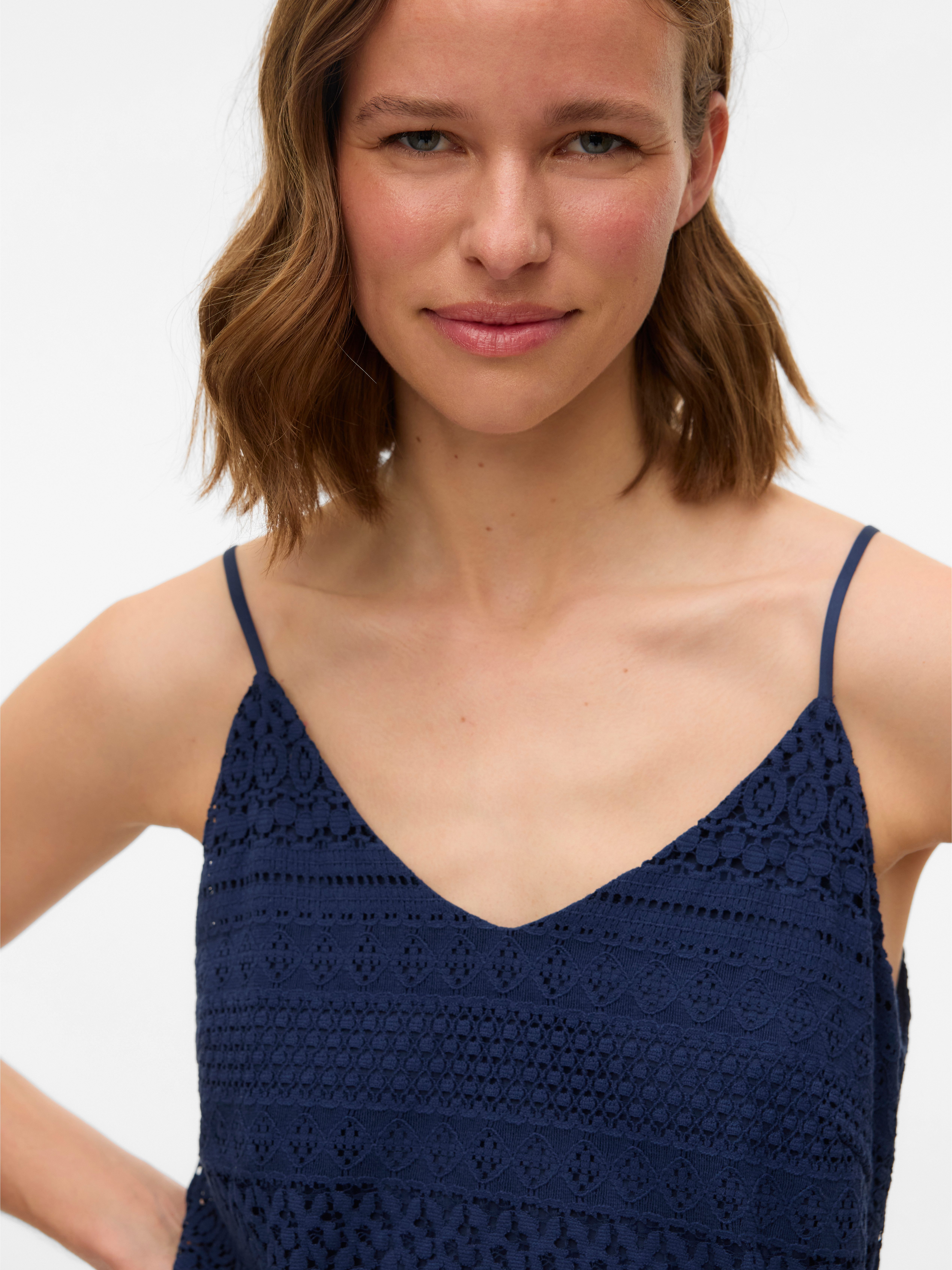 Vero Moda Spaghettitop VMHONEY LACE SINGLET WVN