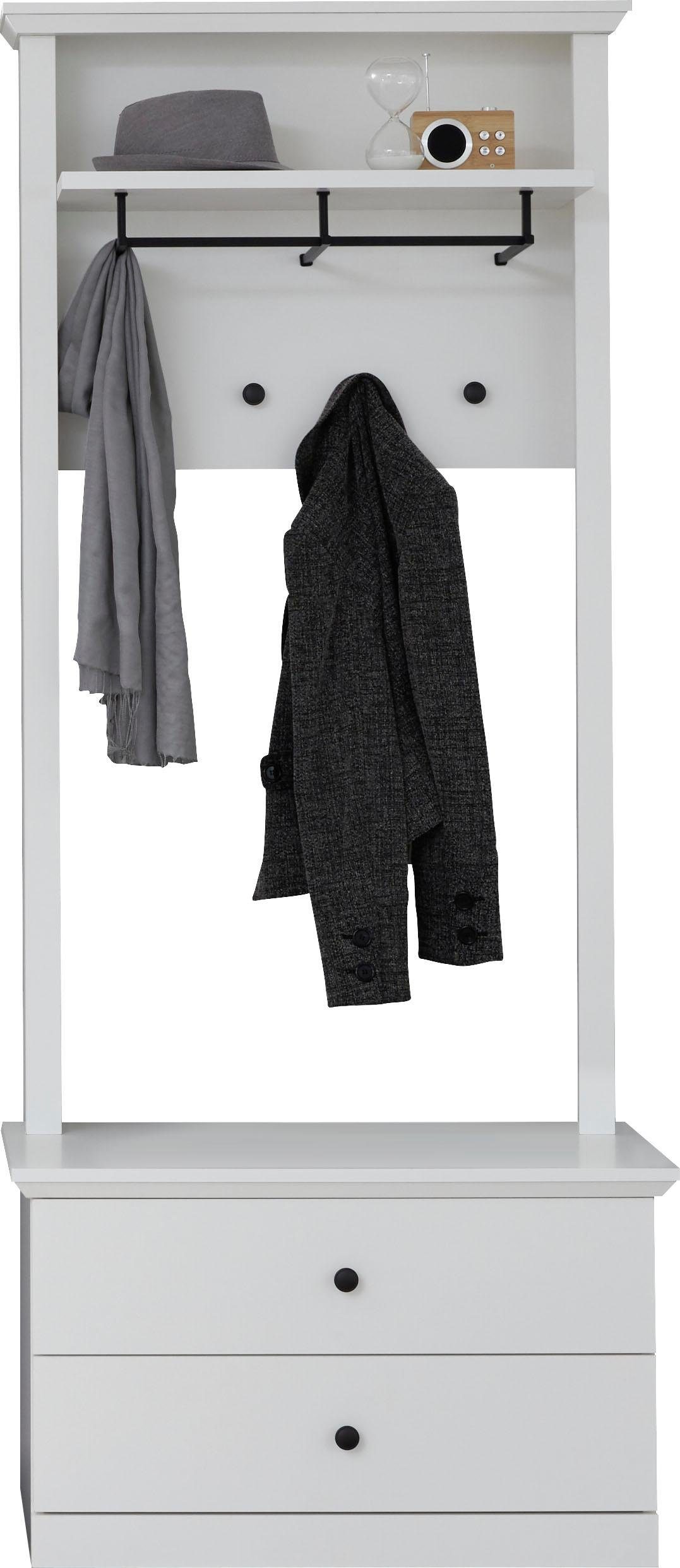 Home affaire Garderoben-Set Örebro, (Set, 2-St), zeitloser Landhausstil, mit Vollauszug. Reduzierter Preis € 269,99. Unverbindliche Preisempfehlung € 359,00