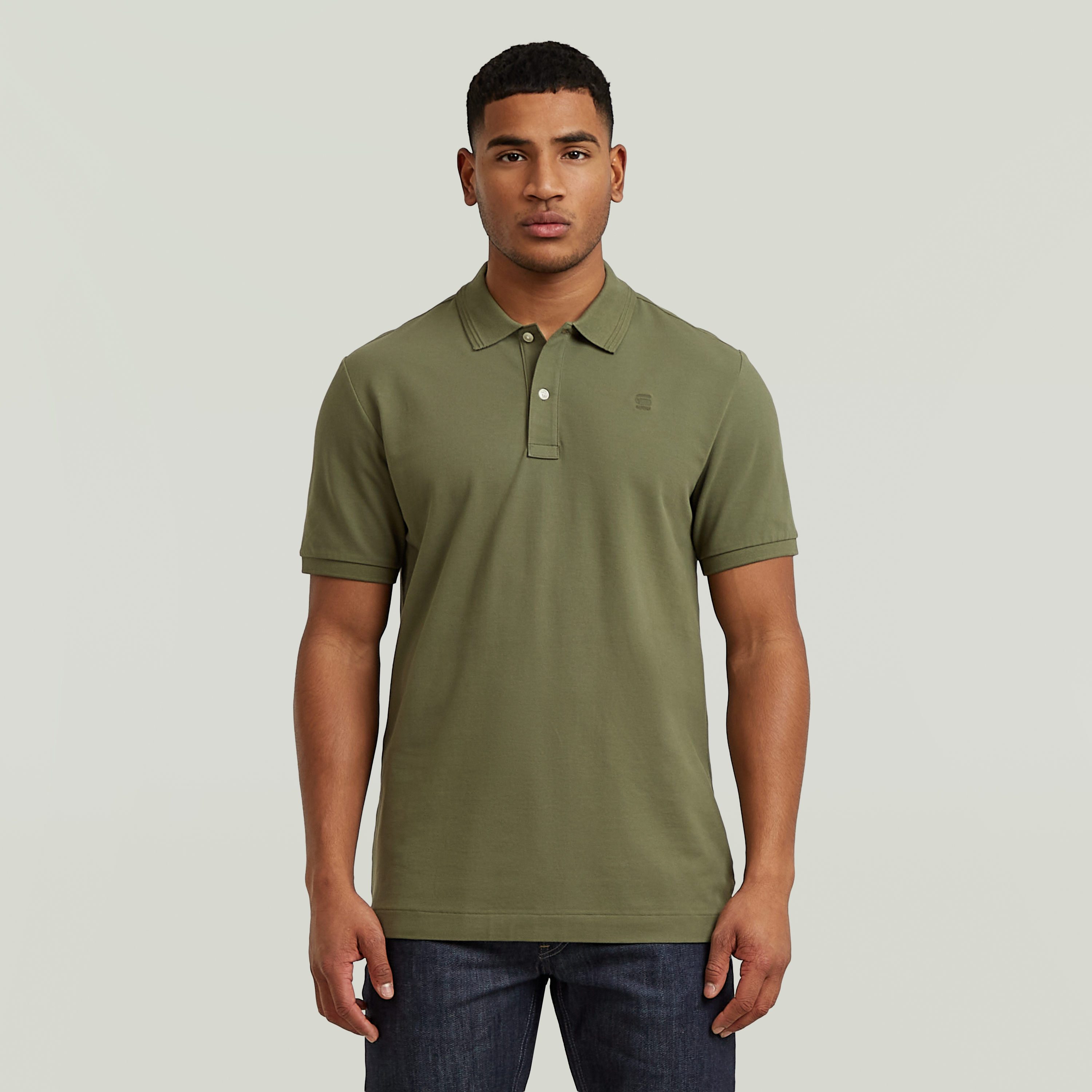 G-STAR Poloshirt Dunda Slim Fit Logostickerei auf der Brust günstig online kaufen