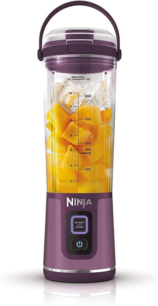 NINJA Standmixer Blast Kabelloser Blender 530 ml – Tragbarer Smoothie Maker