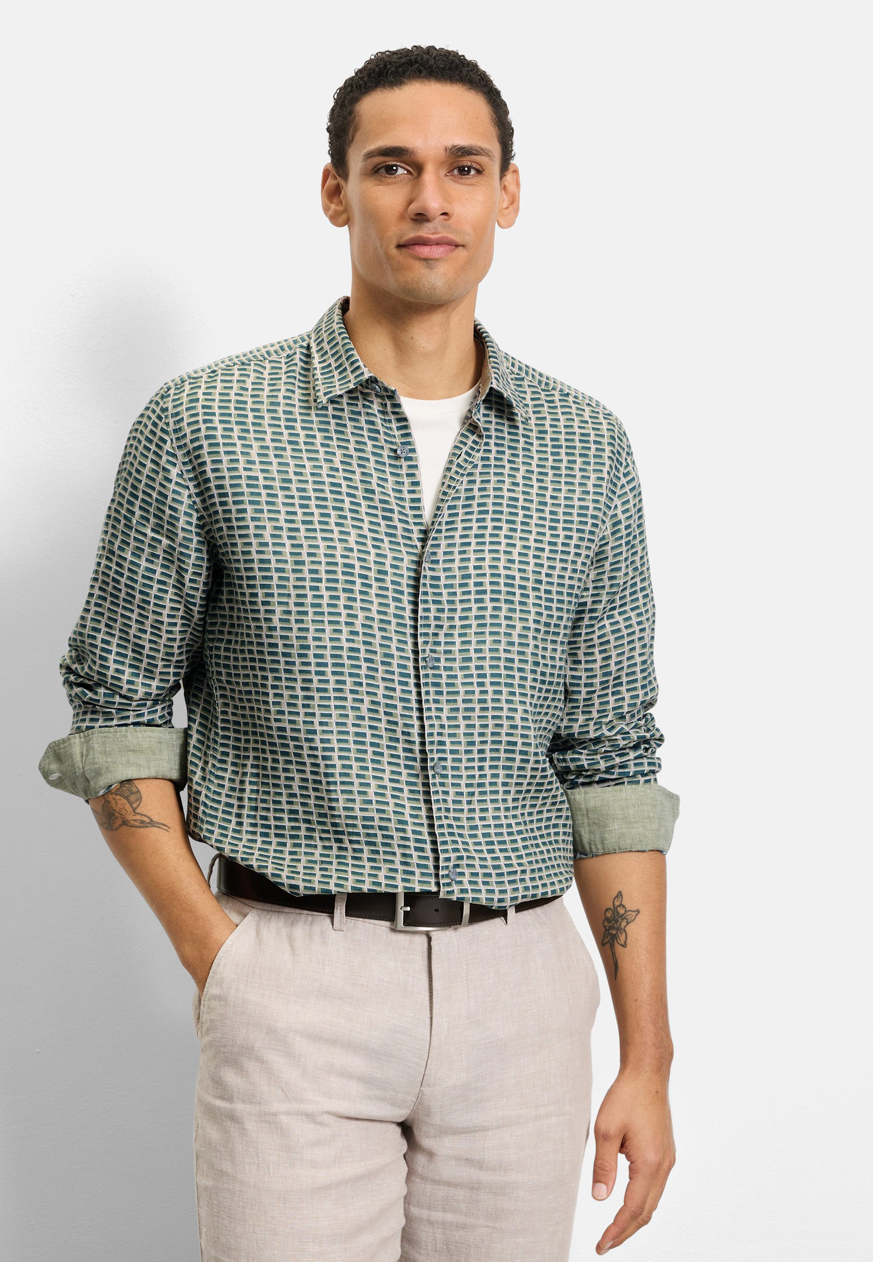 Langarmhemd OLYMP Casual, regular fit, Kent