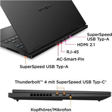 HP 16-wf1077ng Gaming-Notebook (16,1 cm/40,9 Zoll, Intel Core i7 14700HX, GeForce® RTX 4070, 1000 GB SSD)