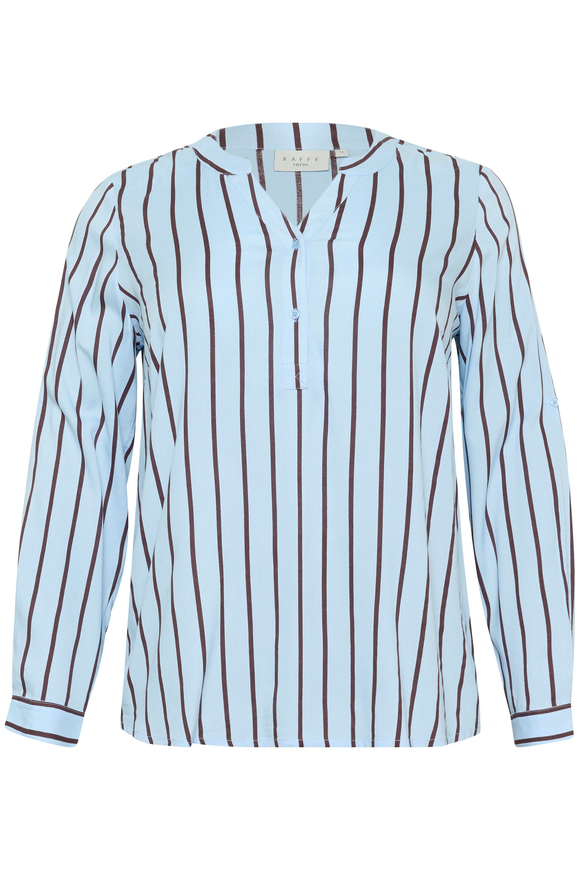 KAFFE Curve Langarmbluse Langarm-Bluse KCsida Große günstig online kaufen