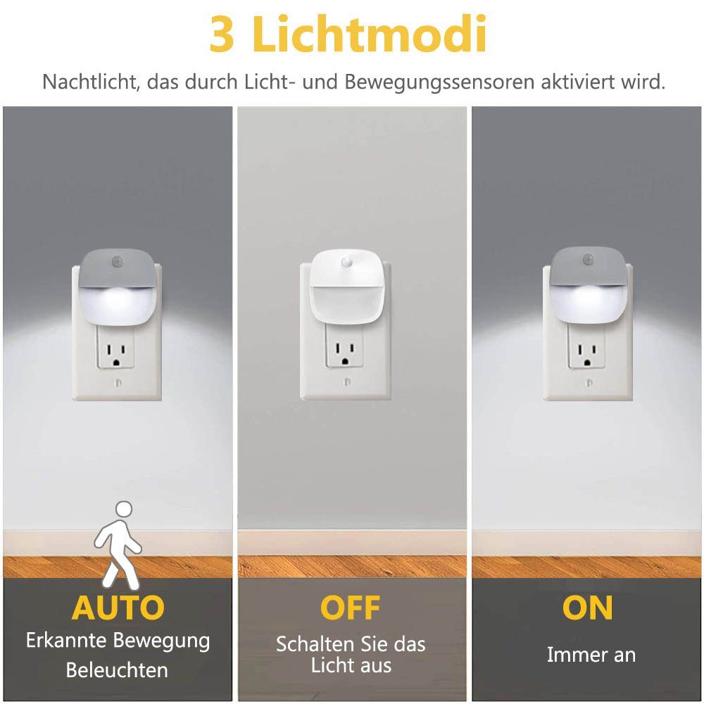 Sunicol LED Nachtlicht LED-Bewegungssensor-Nachtlicht, für Schlafzimmer/Flu günstig online kaufen