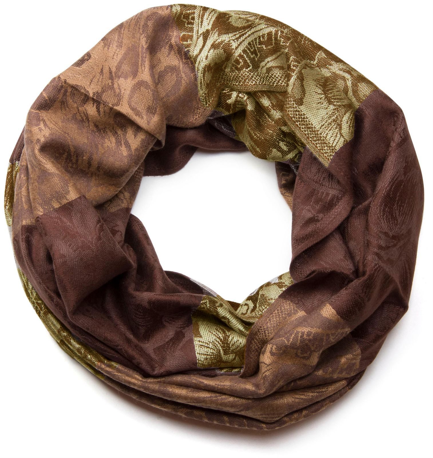 styleBREAKER Loop Loop mit Hibiskus Blüten und Paisley Muster, (1-St)