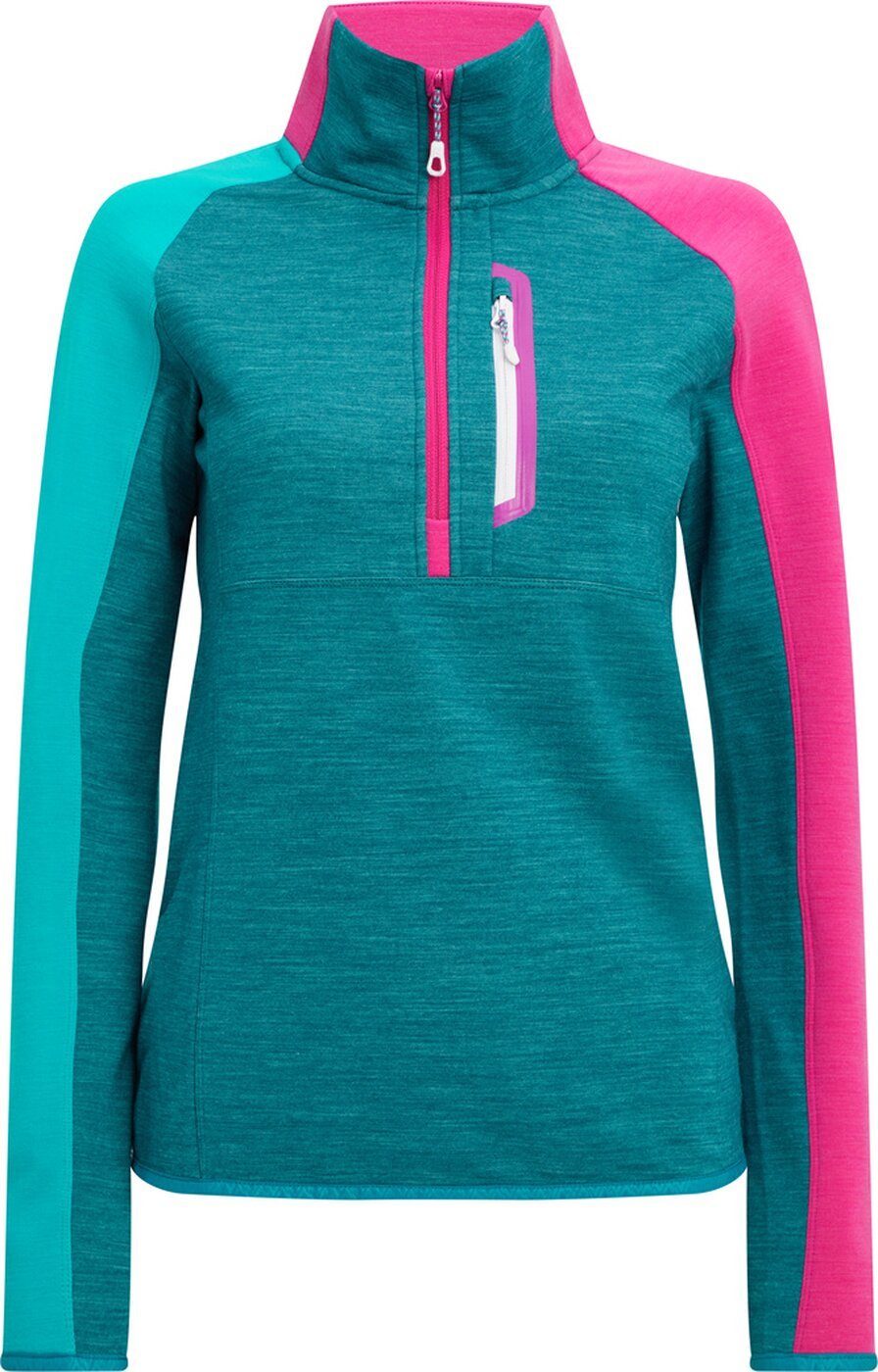 McKINLEY Strickjacke Da.-Pullover Sekani HZ W MELANGE/BLUE PETROL/