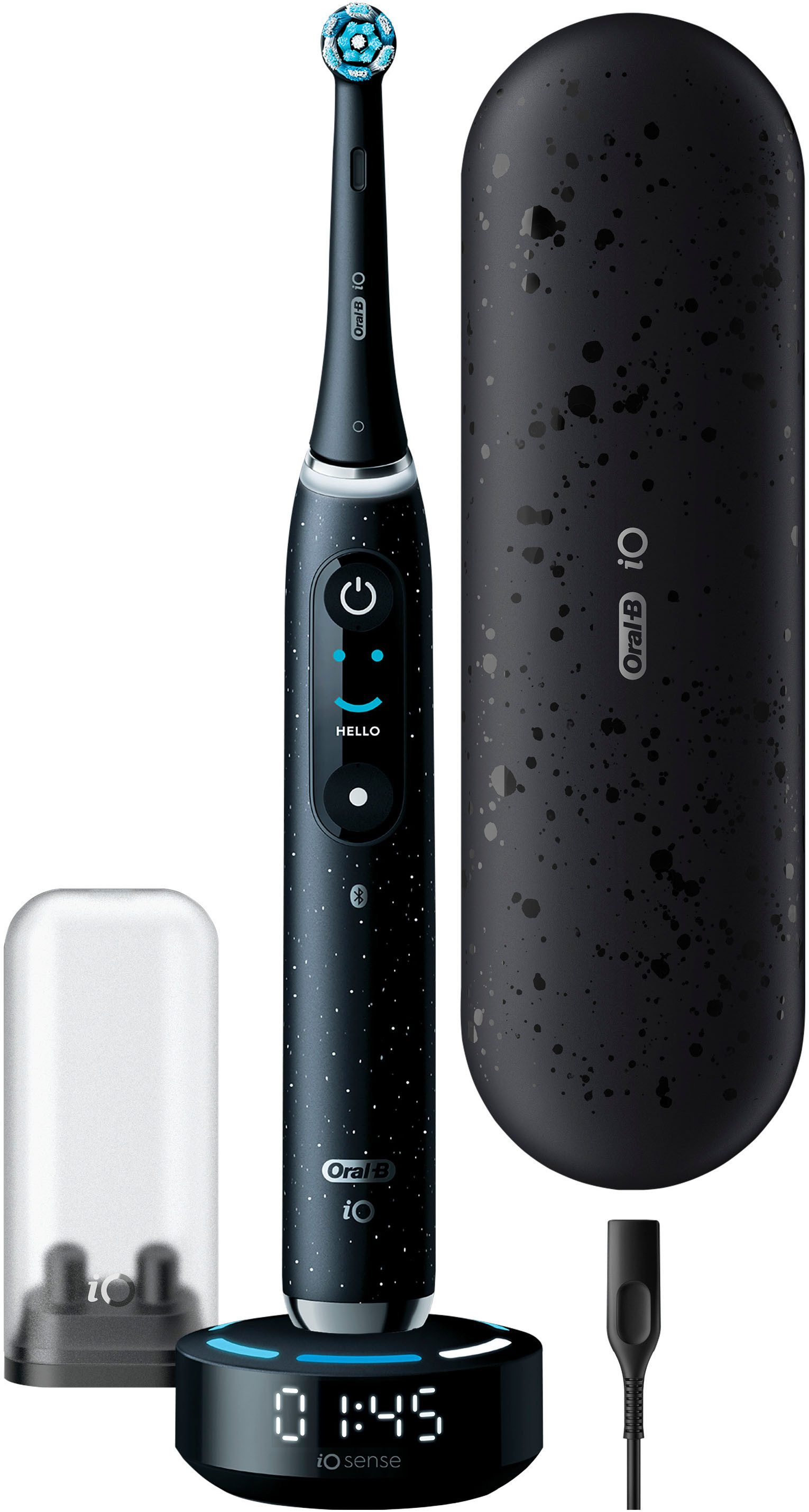 Oral-B Elektrische Zahnbürste iO Series 10 Luxe Edition, Aufsteckbürsten: 1 St., Magnet-Technologie