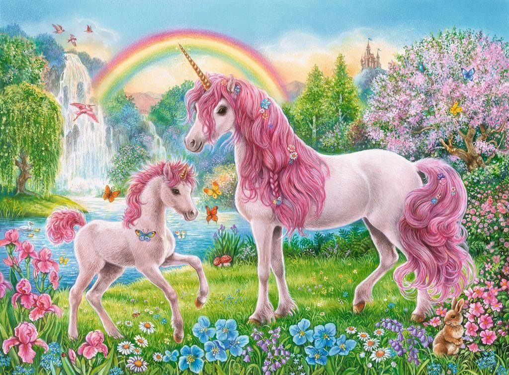 Ravensburger Puzzle Magische Einhörner, 100 Puzzleteile, günstig online kaufen