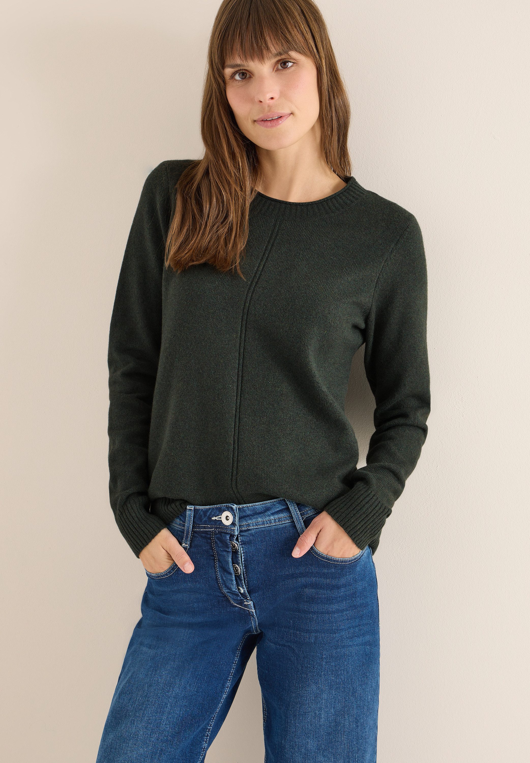 CECIL Strickpullover aus Feinstrick
