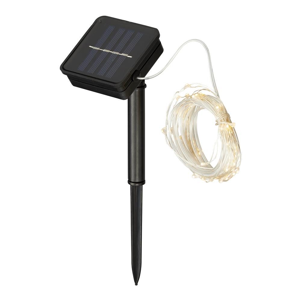 CEPEWA LED-Lichterkette, 50-flammig, Kupferdraht SOLAR, LED, 5,9 m