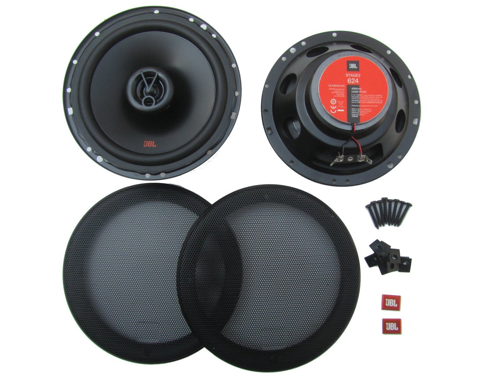 vorn für DSX Tür Watt W) 2014 Corsa 2006 JBL Auto-Lautsprecher (40 240 Opel - Set D passend