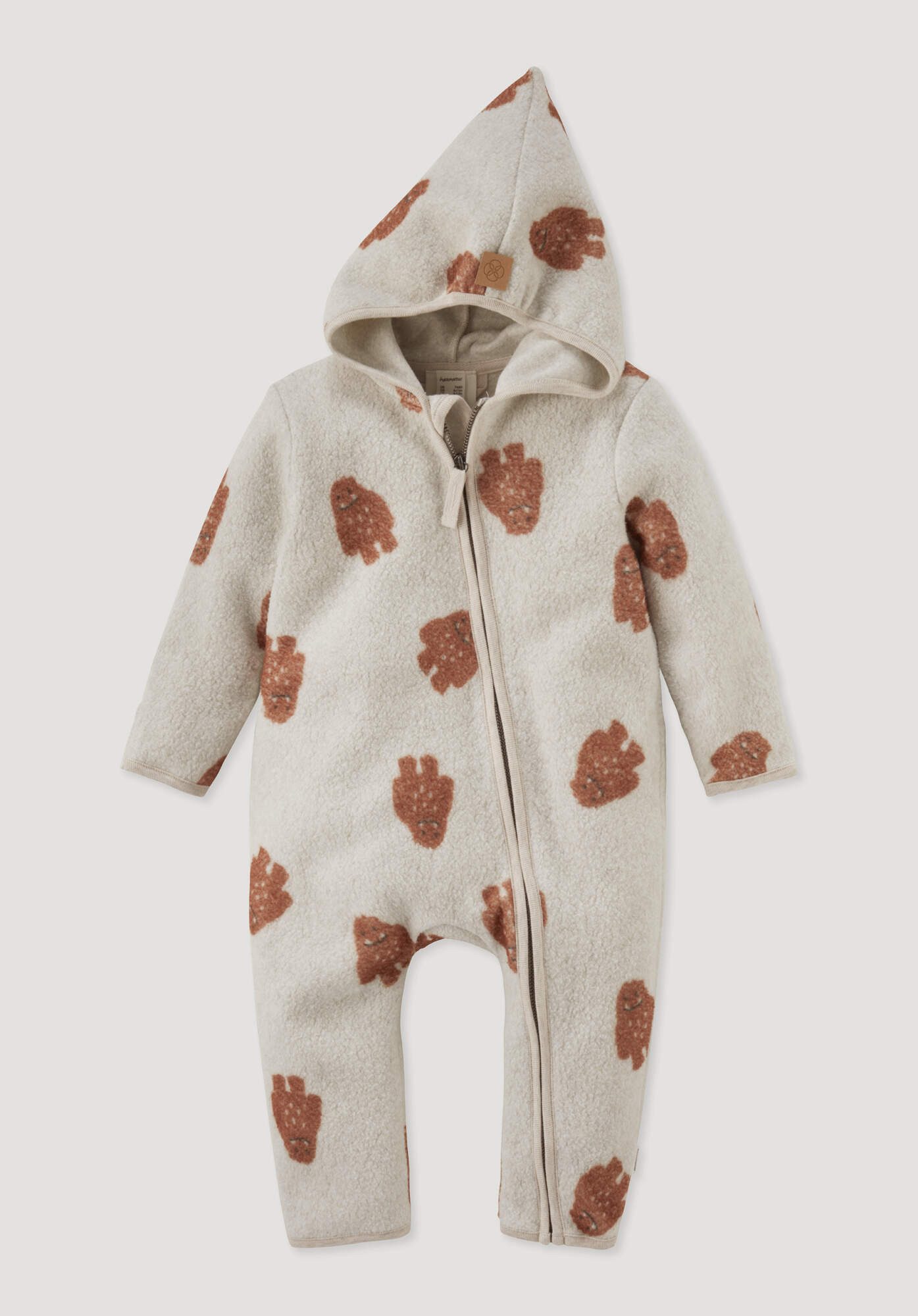 Hessnatur Fleeceoverall aus reiner Bio-Baumwolle (1-tlg) günstig online kaufen