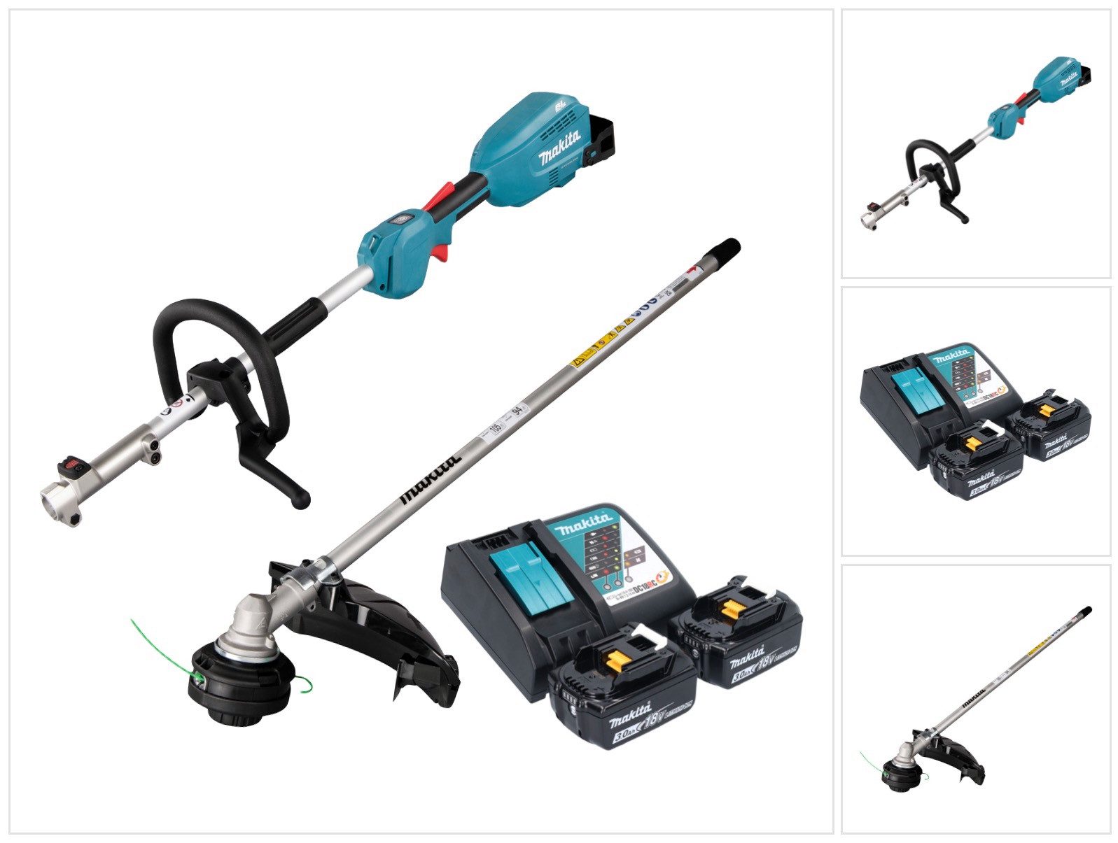 Makita Multitool DUX 18 RF2X1 Akku Multifunktionsantrieb 18 V Brushless + 2x Akku 3,0