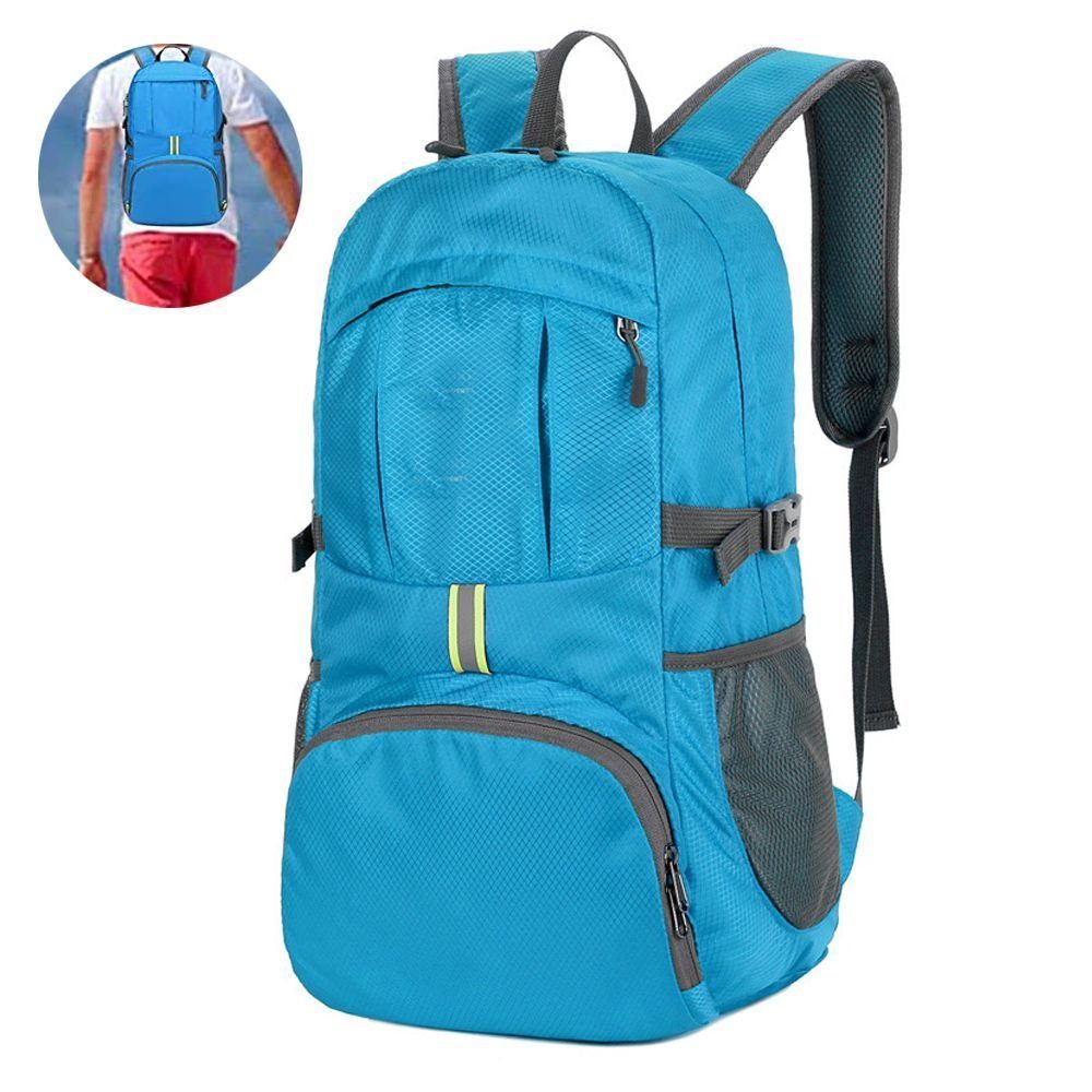 Lubgitsr Wanderrucksack Faltbar Klein Rucksack Leicht Packable Wanderrucksack Tagesrucksack (1-tlg)