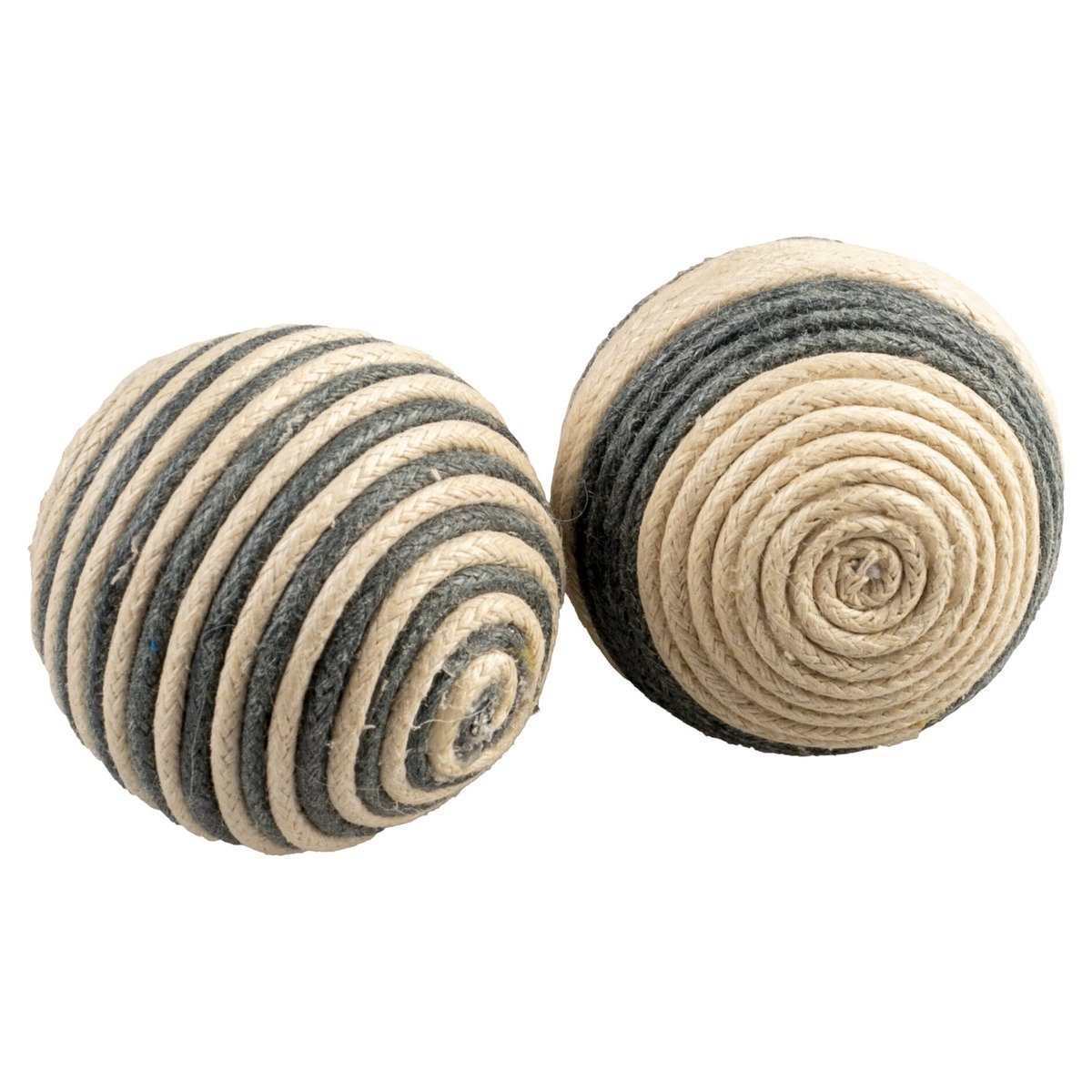 DUVO+ Tier-Beschäftigungsspielzeug Katzenspielzeug Rope Bälle grau günstig online kaufen