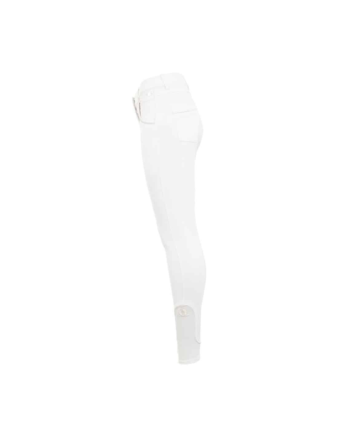 BR Reithose Reithose Damen Quebec Vollgrip in Snow white