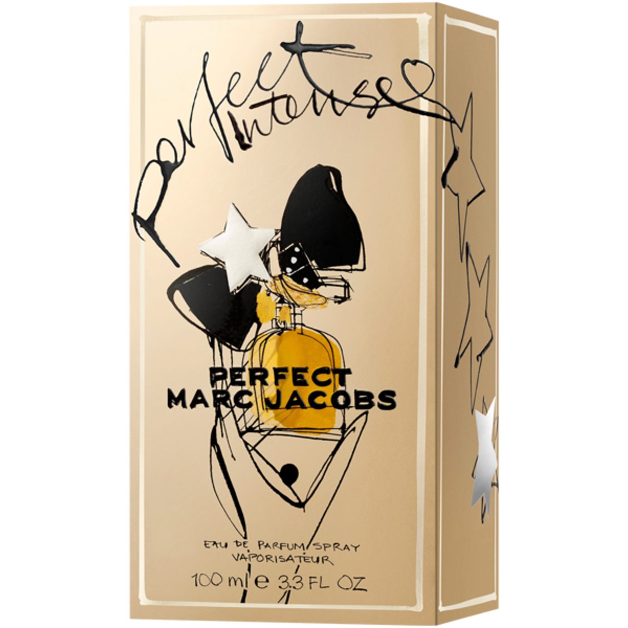 MARC JACOBS Eau de Parfum Perfect EdP Nat. Spray Intense, Damenduft, Duftnote: Sandelholz, Cashmeran, Sesam