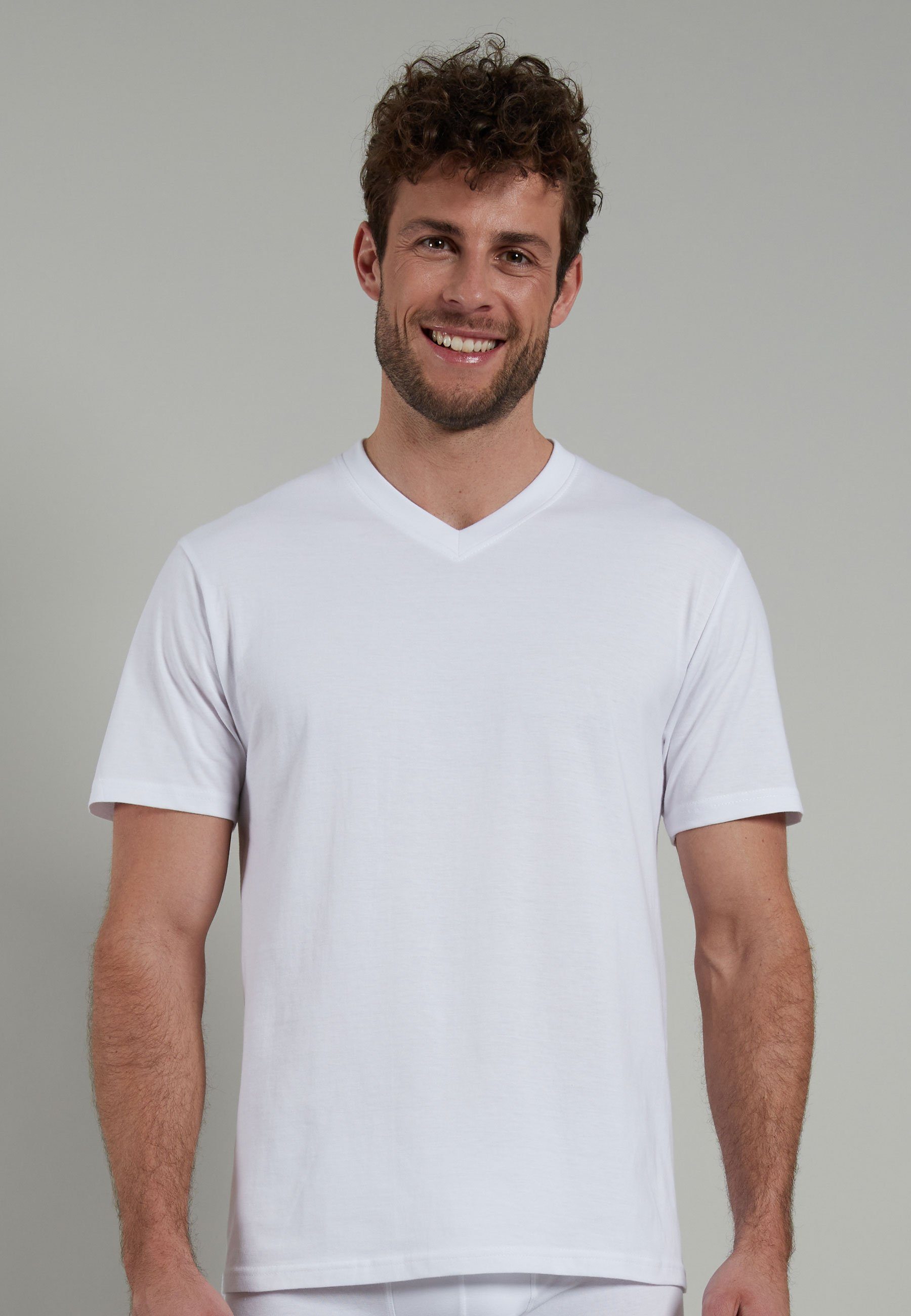 GÖTZBURG Unterziehshirt GÖTZBURG Herren Unterhemd weiß günstig online kaufen
