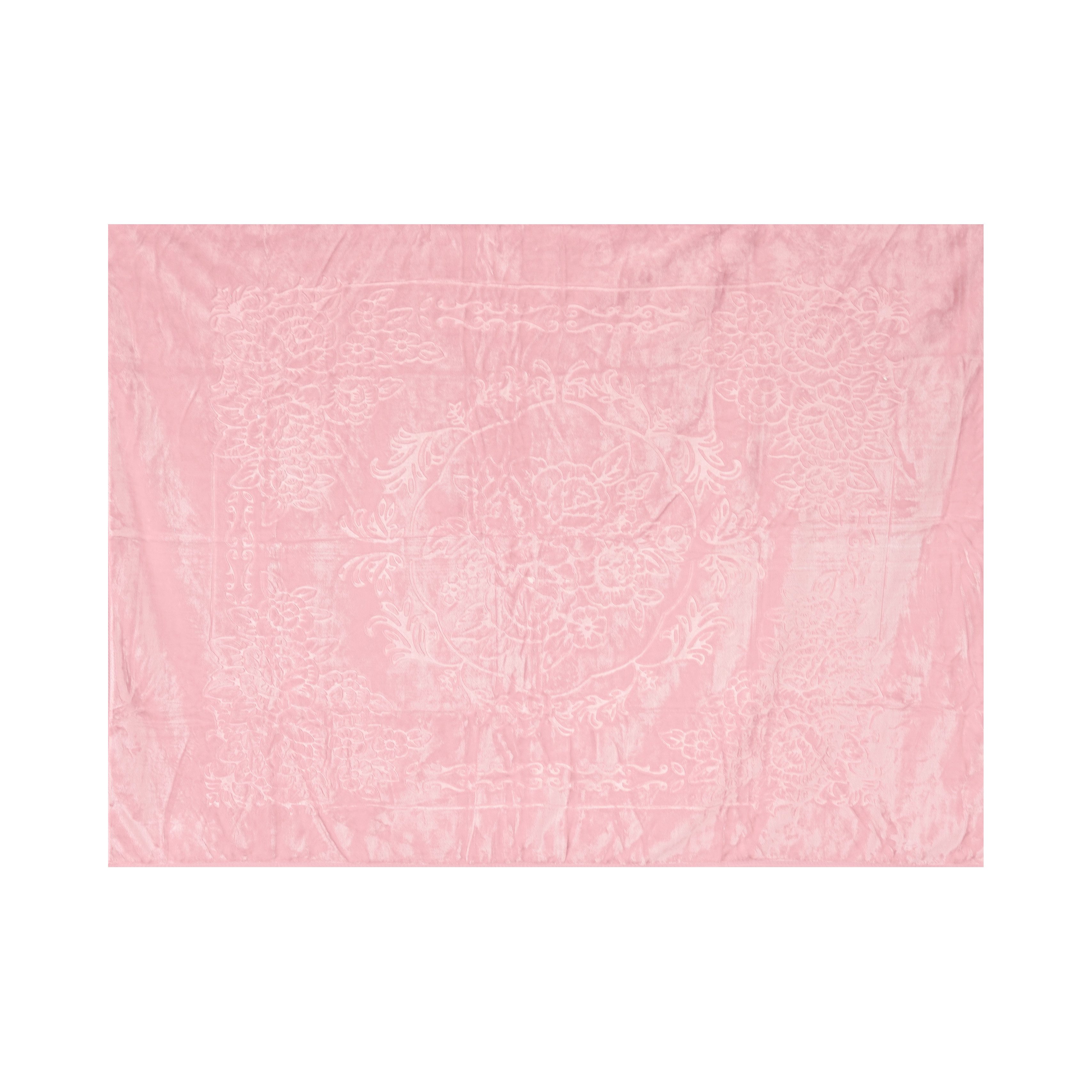 Wolldecke Extra Weich 160x220 cm, Blumen Muster Waschmaschinengeeignet, Almina