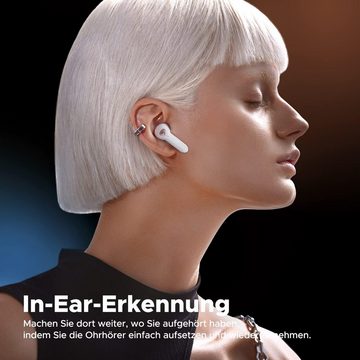 Soundpeats Tastenfunktionen für individuelles Hörerlebnis In-Ear-Kopfhörer (Aktive Geräuschunterdrückung mit Doppelmikrofon reduziert Außengeräusche um 80%. Ergonomisches Design und leichtes Gewicht sorgen für sicheren Halt ohne Druck., Audiogenuss in höchster,Klangeigenschaften und modernen Technologien)
