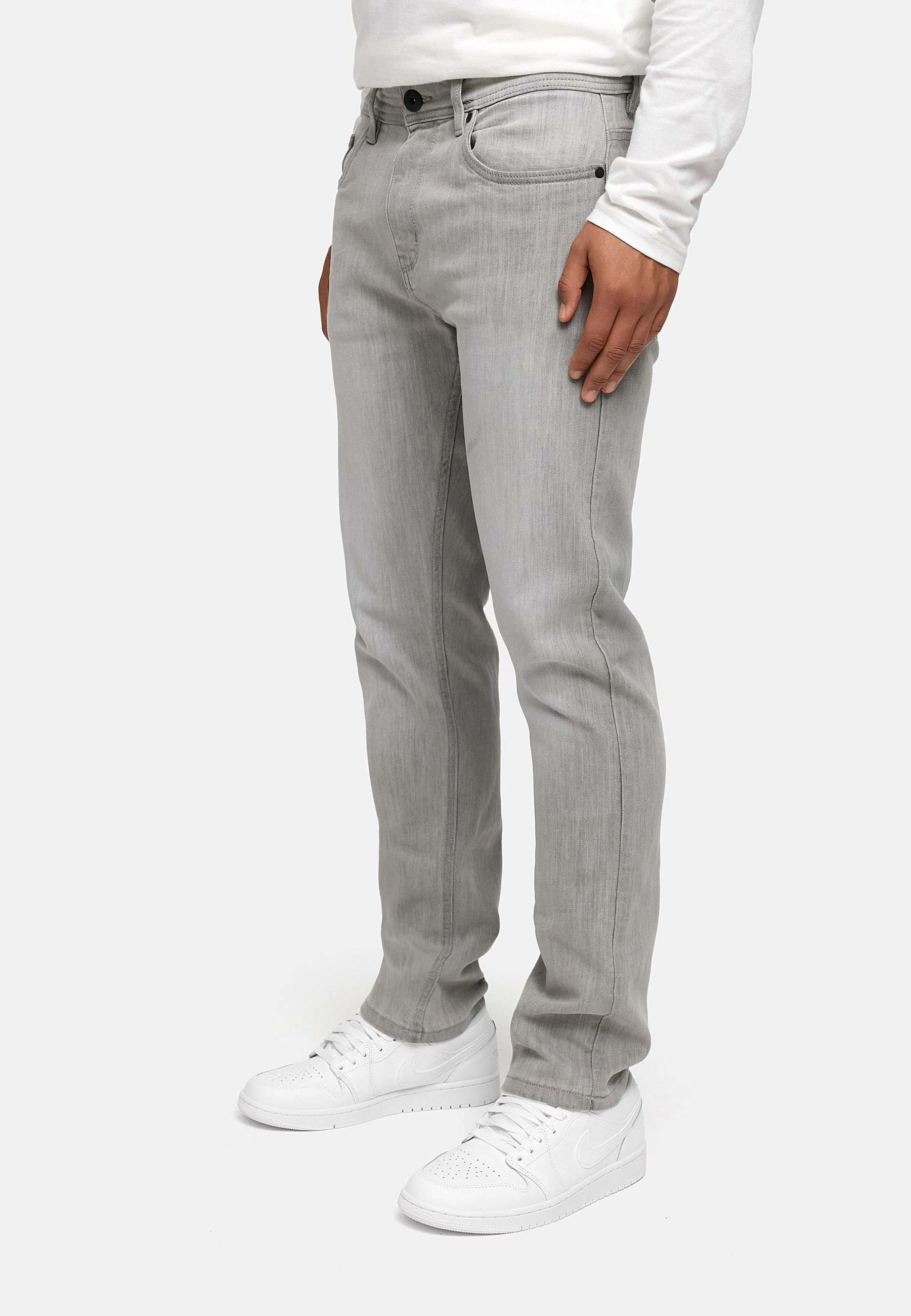 Indicode Regular-fit-Jeans Herren INValoy Jeanshose mit Stretch aus Baumwolle Bequeme Jeanshose in Regular Fit mit Stretch-Anteil für hohen Komfort