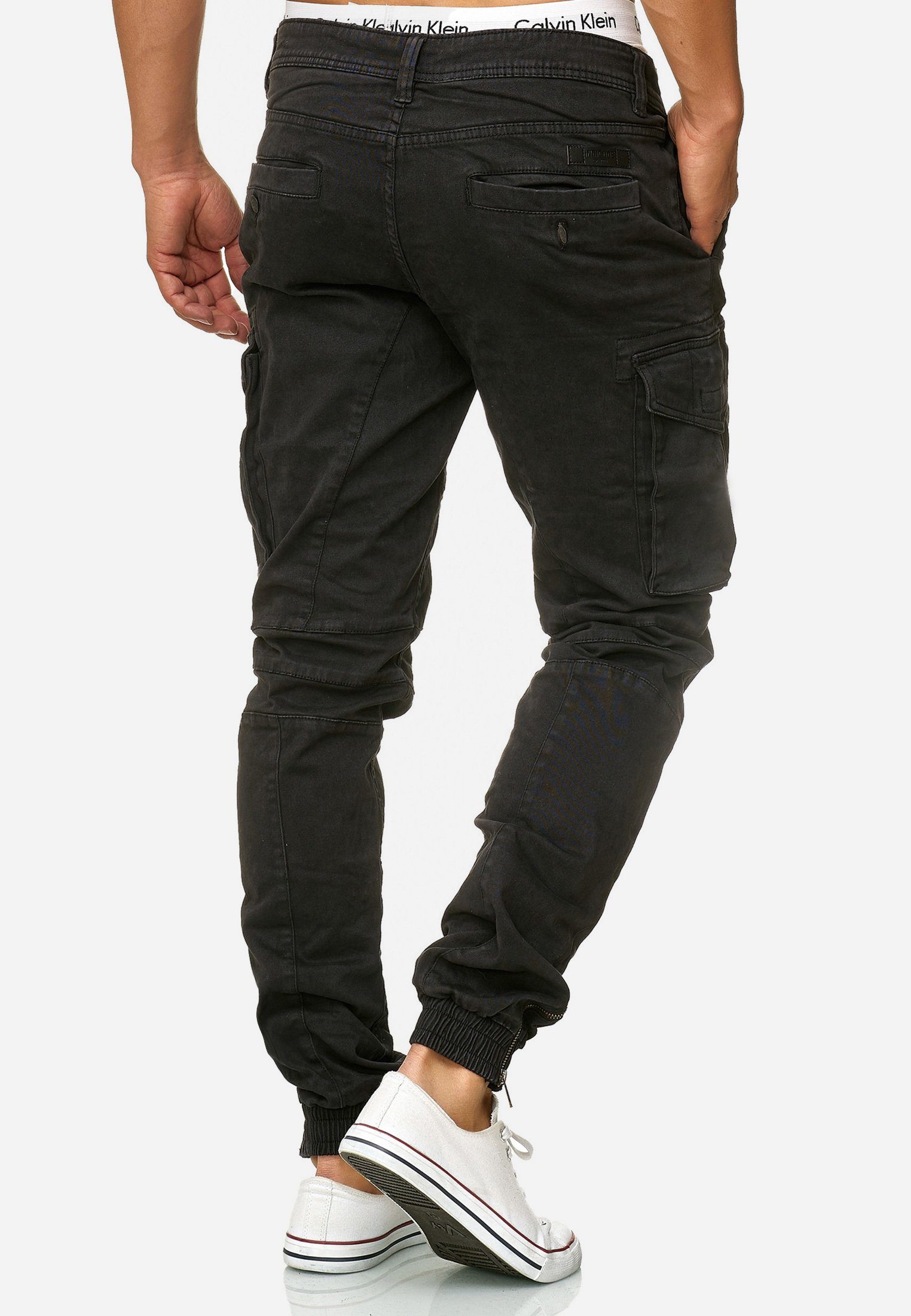 Black Alex Indicode Cargohose