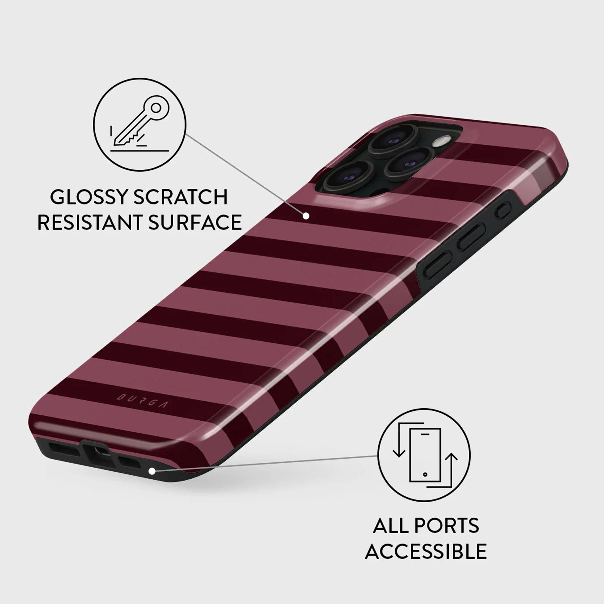 BURGA Backcover Burga Tough Back Cover MagSafe Apple iPhone 15 Pro - Spellbound