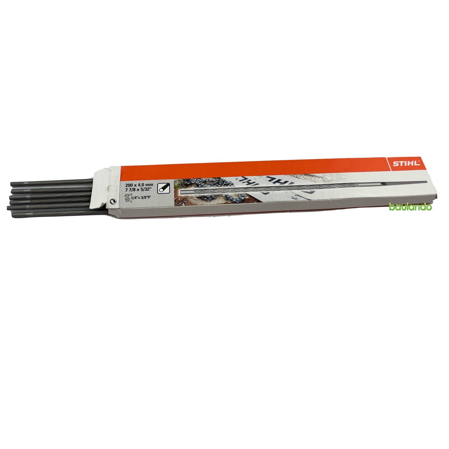 STIHL Feile STIHL Rundfeile 4,0 x 200 mm (6 Stück) 56057714006, (6x Rundfeile ohne Feilenhalter, 6 St)