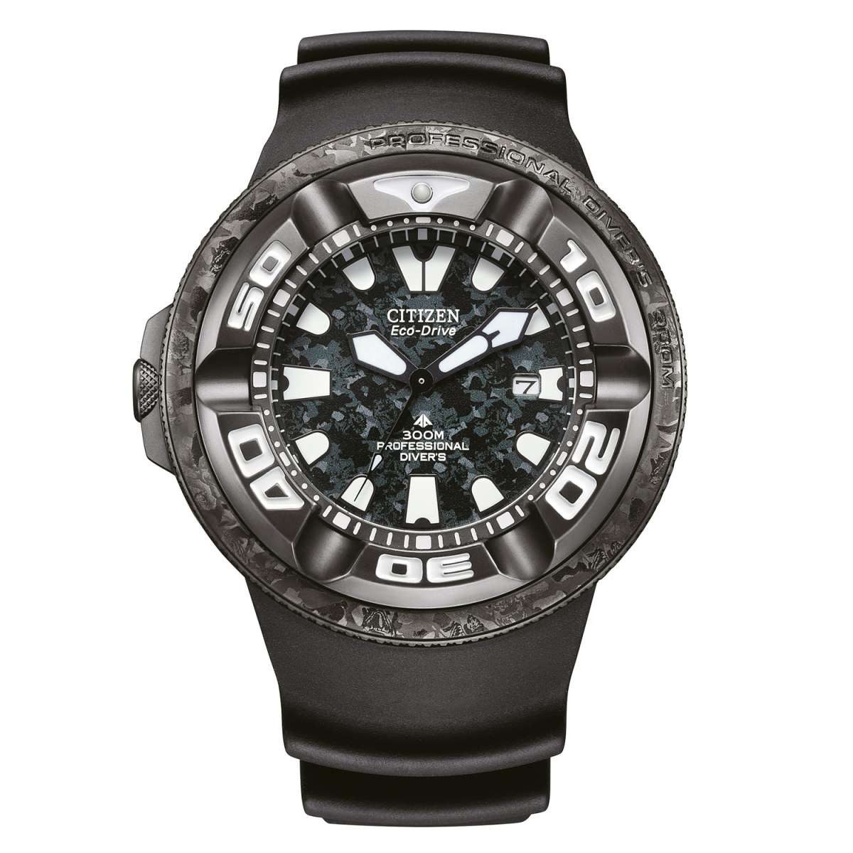 Citizen Taucheruhr BJ8056-01E, Promaster Eco-Drive Solar Godzilla Grau LE