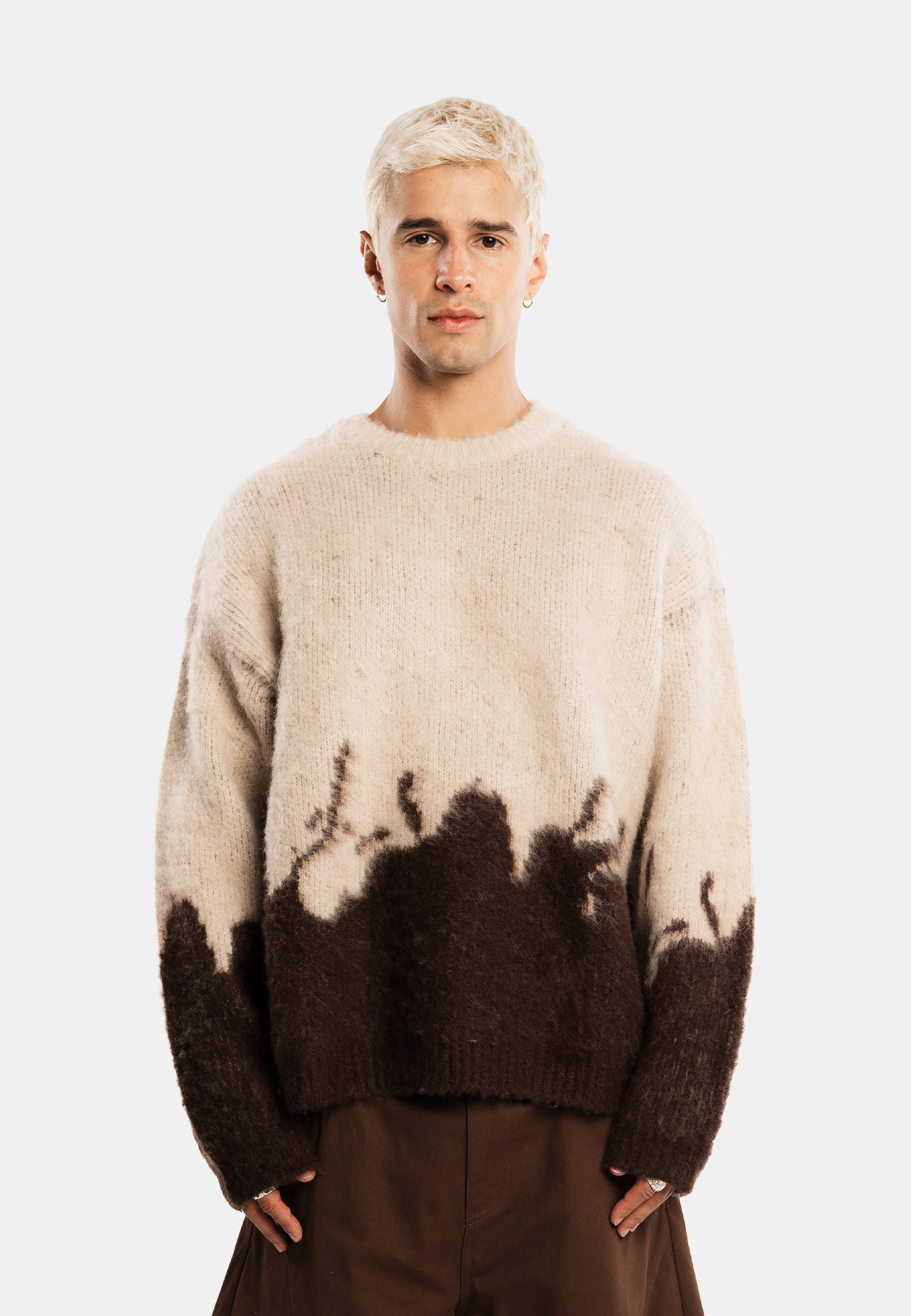 Another Cotton Lab Sweater Another Cotton Lab Another Fluffy Knit Sweater (1-tlg)