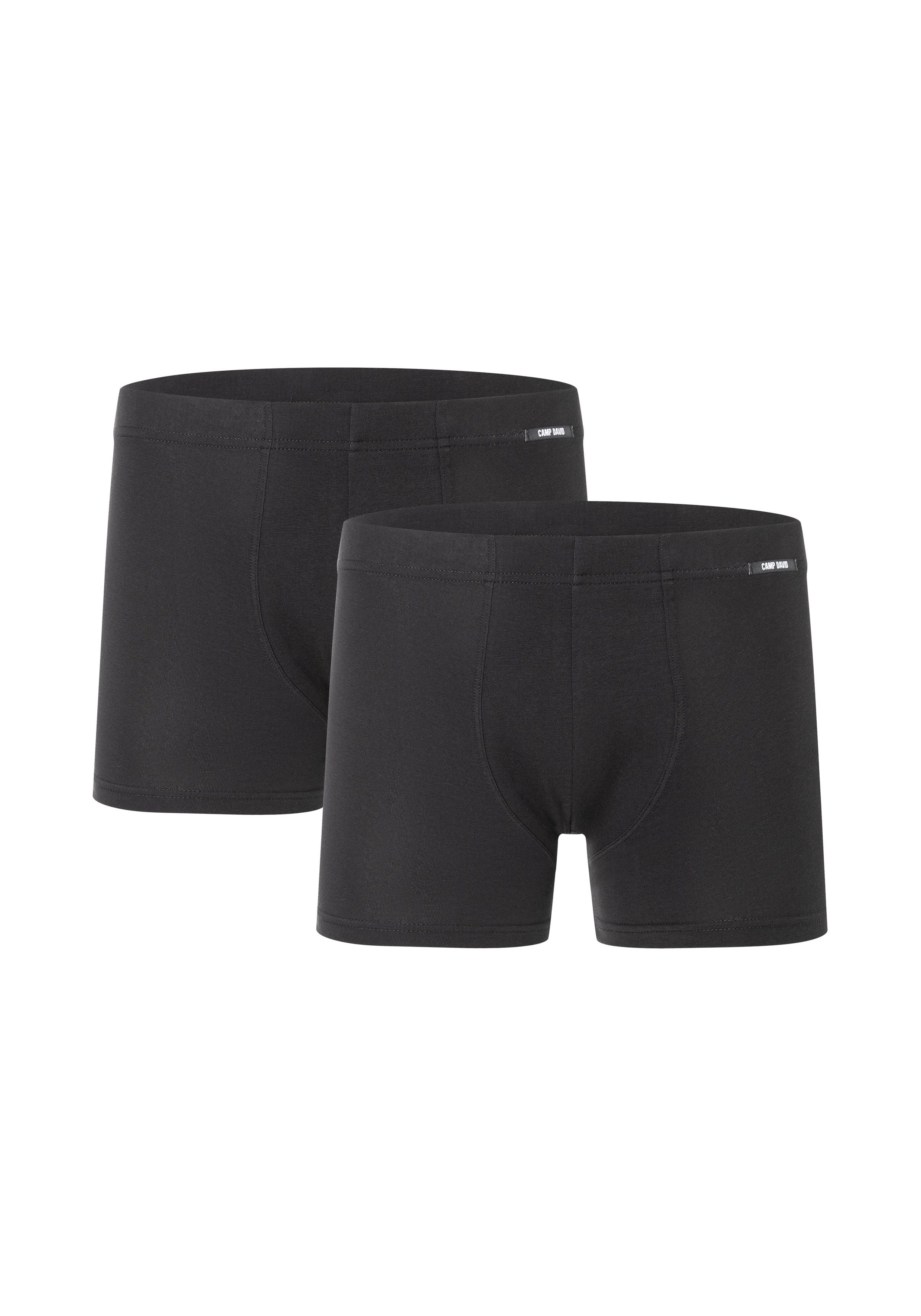 CAMP DAVID Boxershorts casual (2er Pack) mit elastischem Bund günstig online kaufen