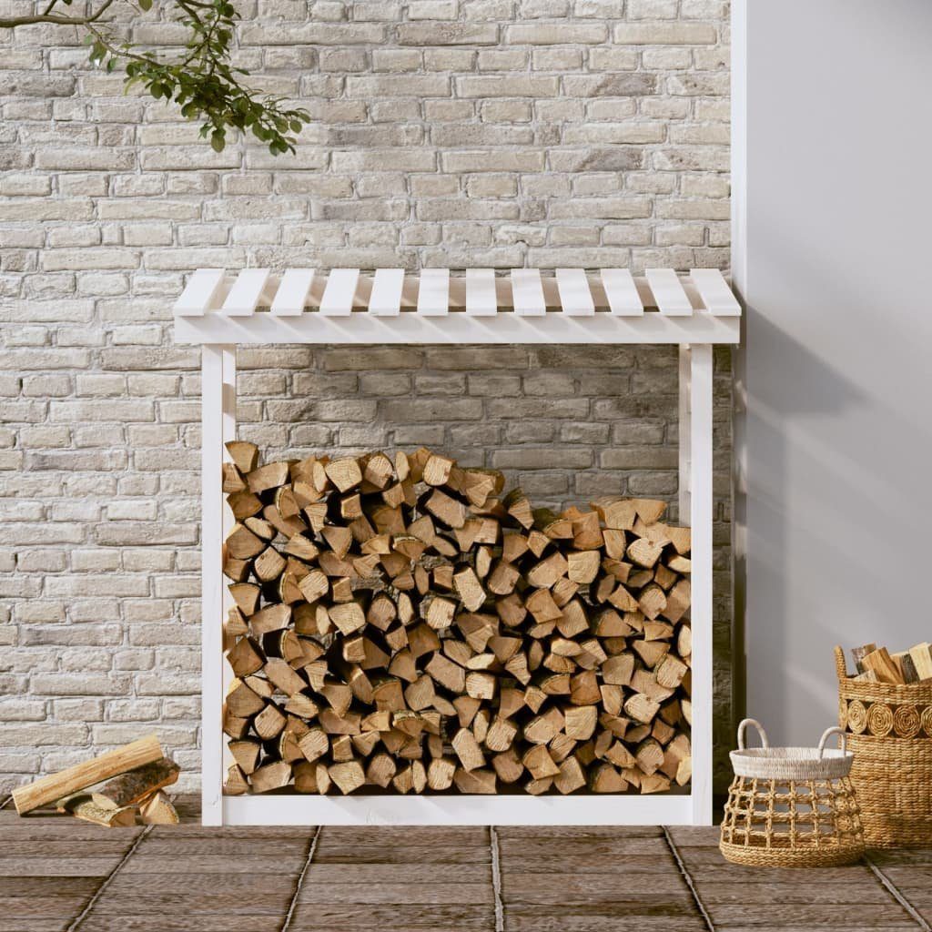 vidaXL Kaminholzregal 108 x 645 x 110 cm Kaminholzregal Brennholzregal Kaminholzlager Holzla, BxTxH:108x64x110 cm