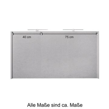 HELD MÖBEL Spiegelschrank »Malibu« Breite 120 cm, mit Spiegeltüren und Softclose-Funktion