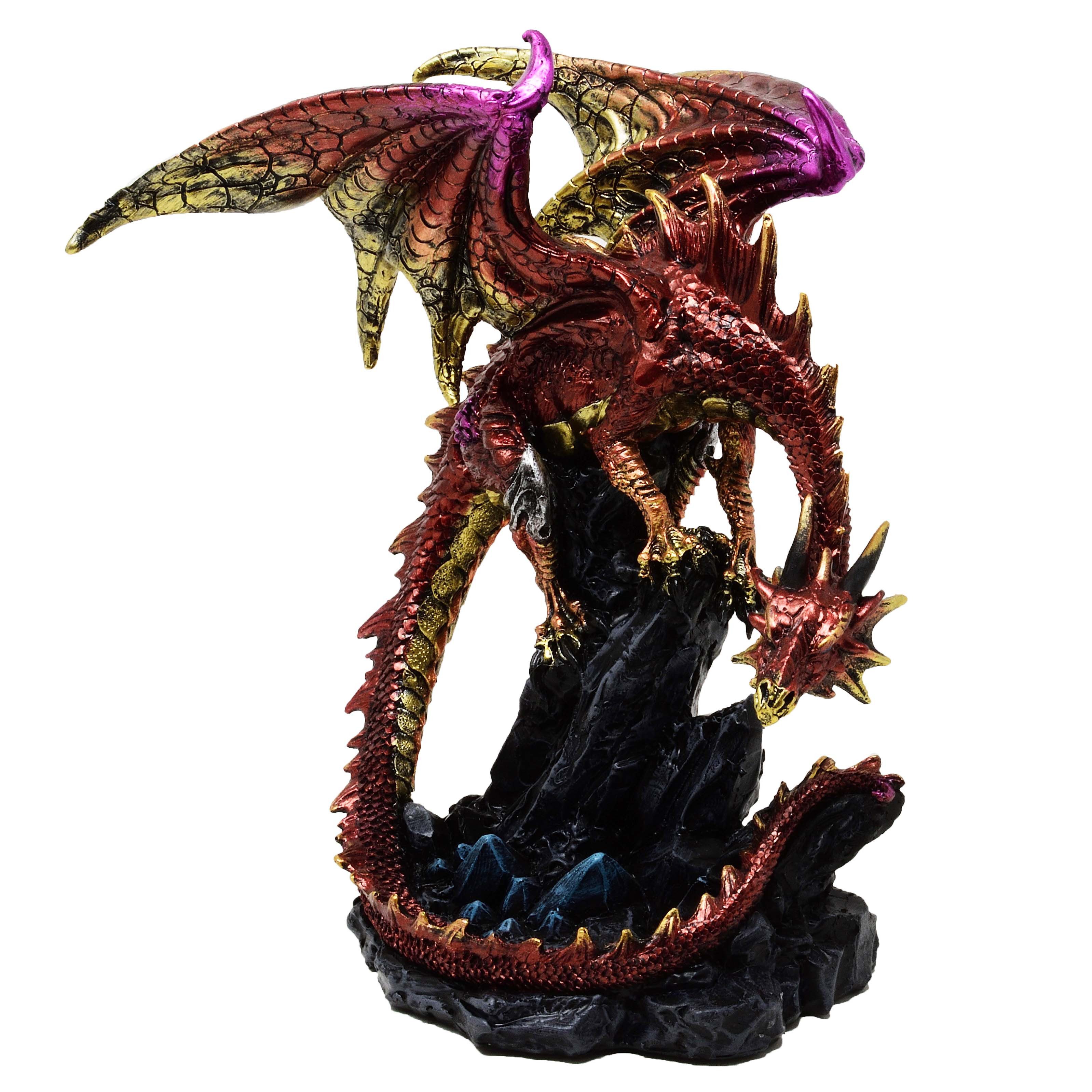 MystiCalls Fantasy-Figur Großer Drache auf Felsen Drachenfigur Fantasy Fant günstig online kaufen