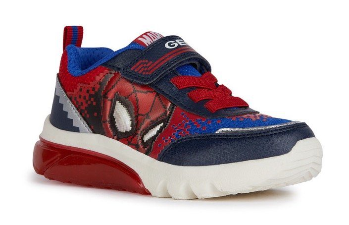 Geox J CIBERDRON BOY F Кроссовки mit cooler Blinkfunktion, Freizeitschuh, Halbschuh, Schnürschuh