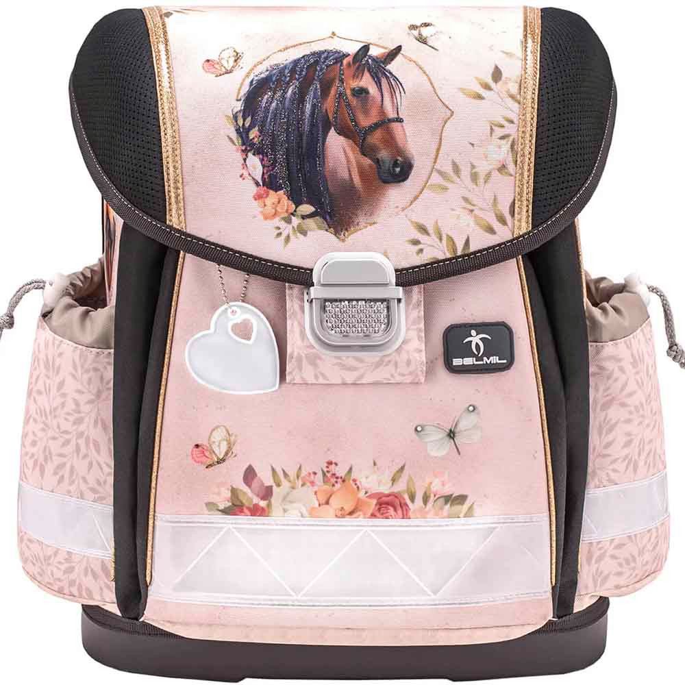 Belmil Schulranzen Set Classy 10-teilig 2025 Mädchen Horse Chestnut – Bild 3 von 5