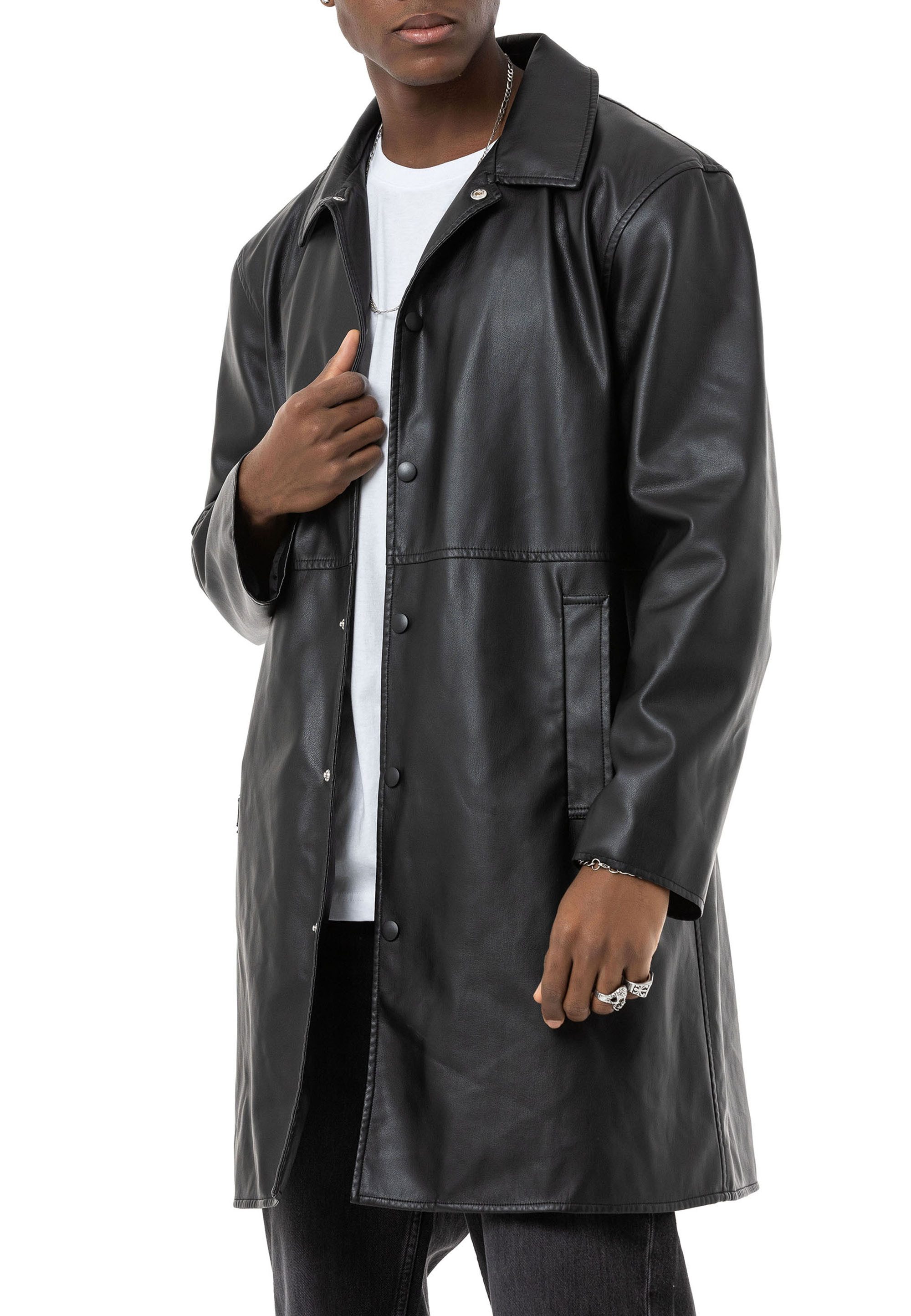 RedBridge Lederimitatjacke Red Bridge Herren Kunstleder günstig online kaufen