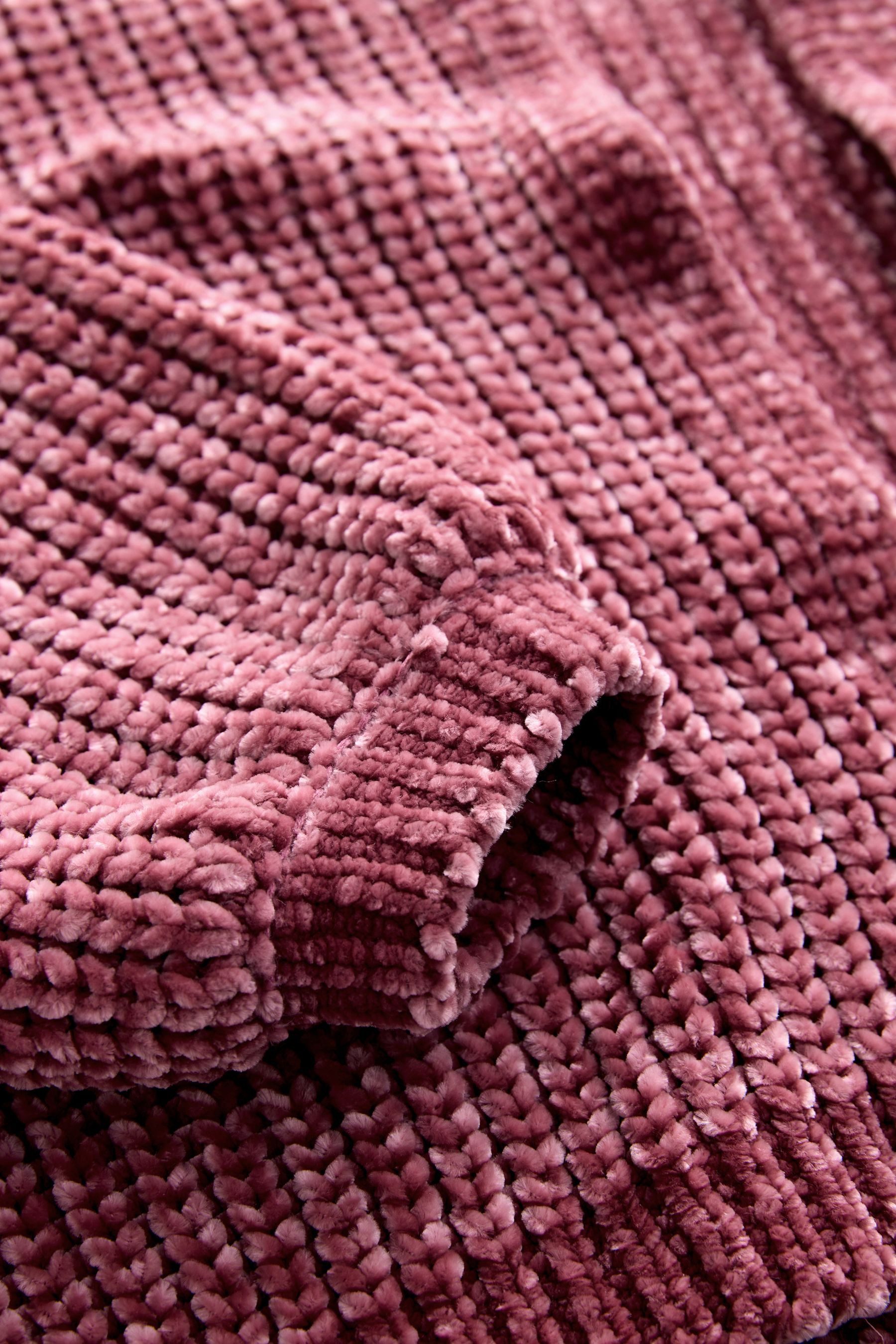 Next Strickjacke Relaxed Fit Chenille-Strickjacke (1-tlg) günstig online kaufen