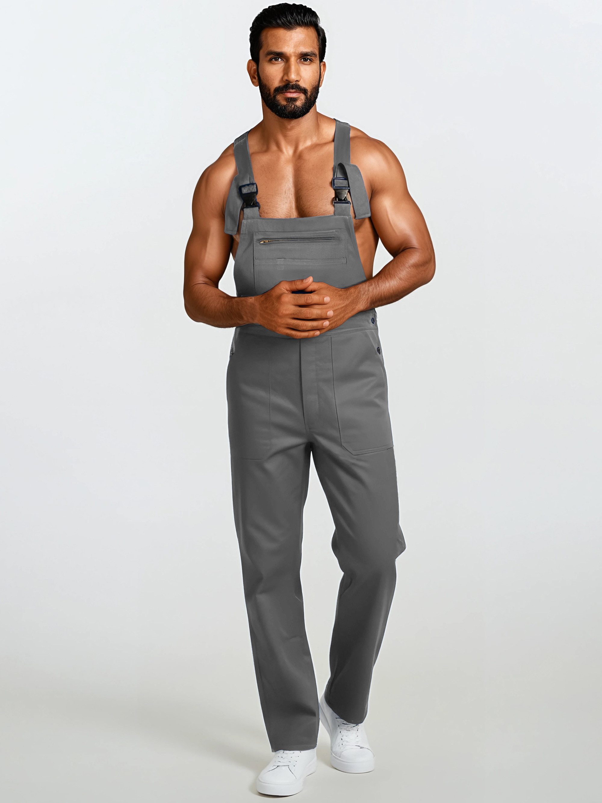 urbandreamz workwear Arbeitslatzhose Latzhose Arbeitshose Hose - Baumwolle Classics Blaumann 7 Taschen von urbandreamz workwear