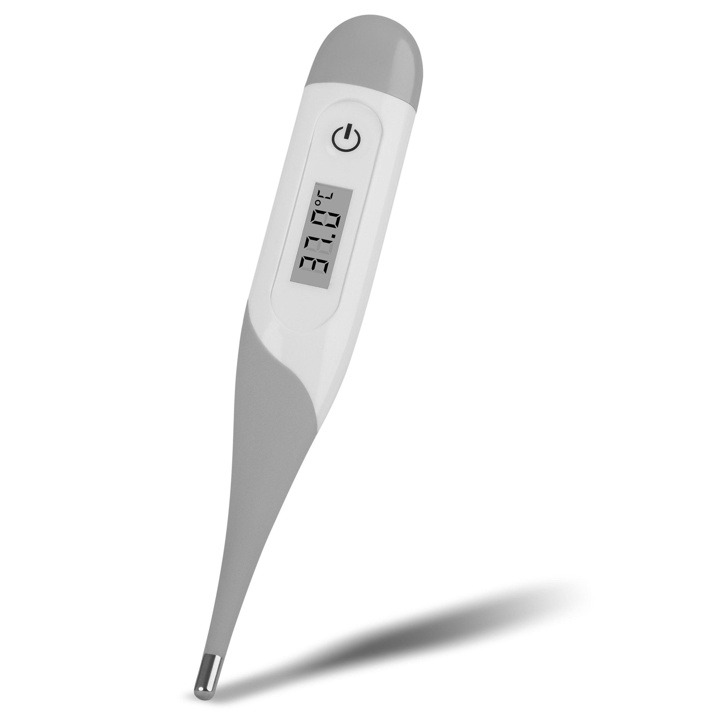 pulox Fieberthermometer DT-15 Digitales Fieberthermometer mit flexibler Spitze & Display