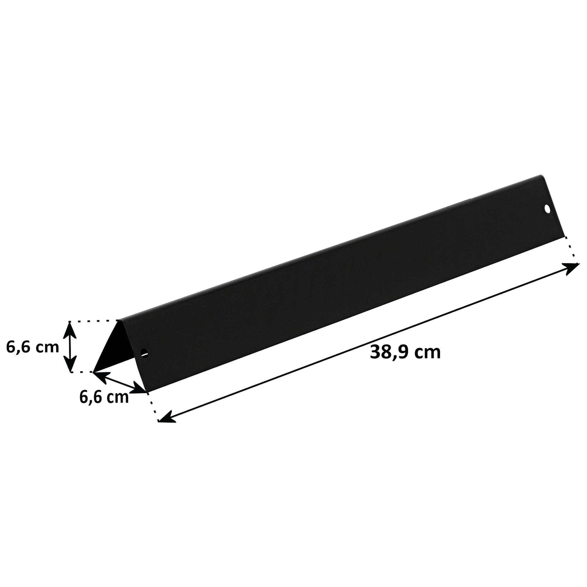 BBQ-Toro Gasgrill porzellanemaillierte Flammenverteiler Set (5 Stück), 38,9 x 6,6cm