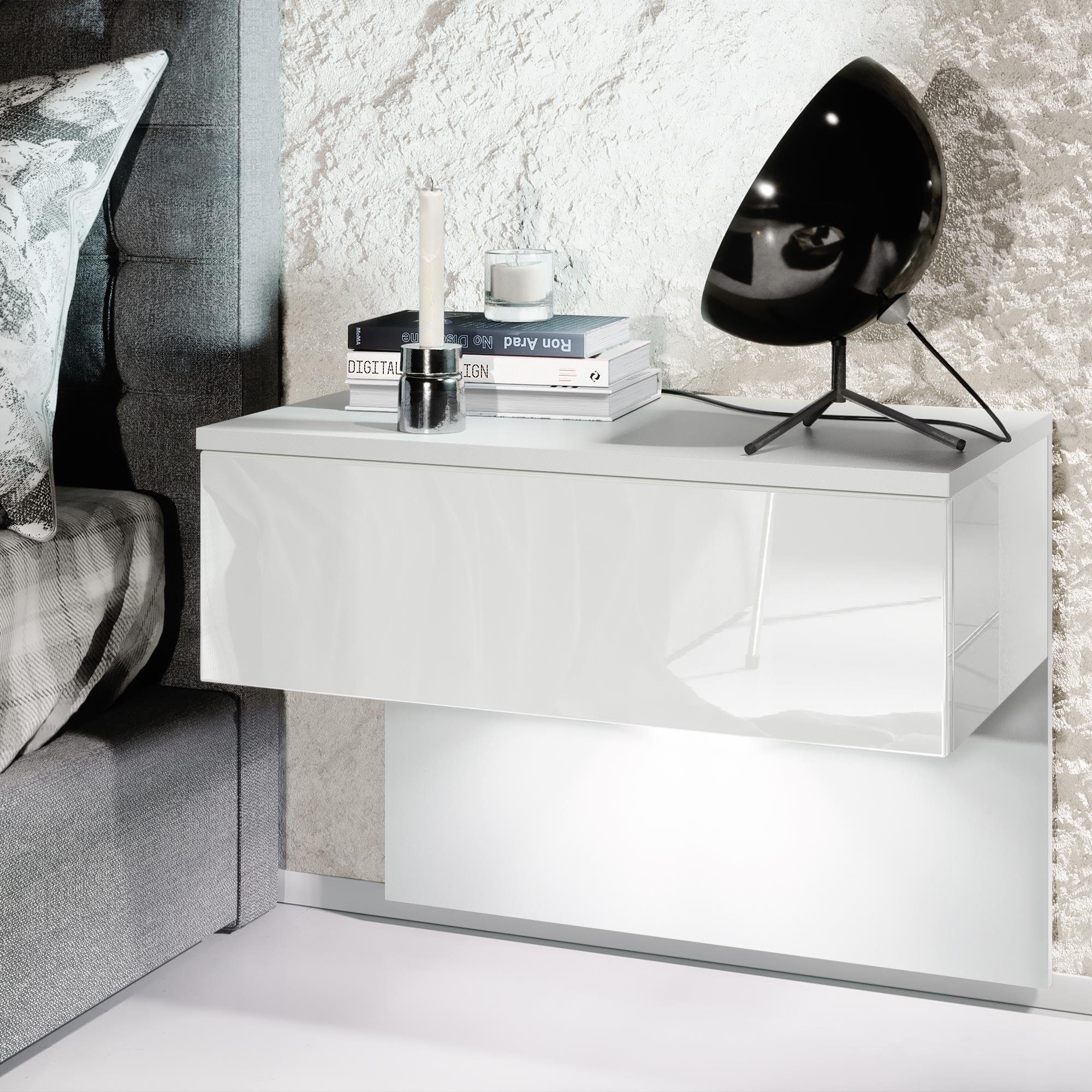 Vladon Nachttisch Sleep (Nachttischschrank, mit Schublade zur Wandmontage), günstig online kaufen