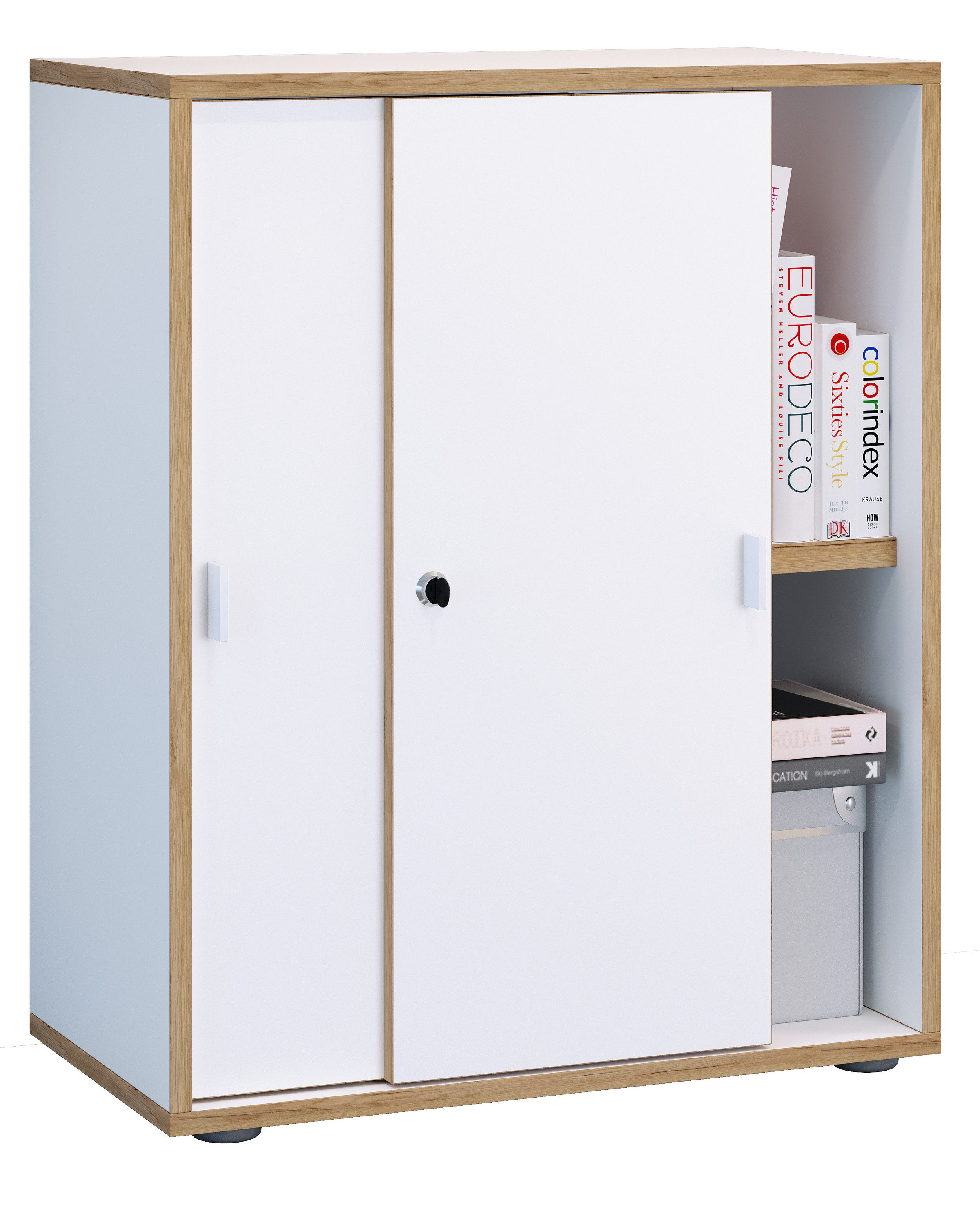 VCM Aktenschrank Büroschrank Aktenschrank Schiebetüren Salia günstig online kaufen
