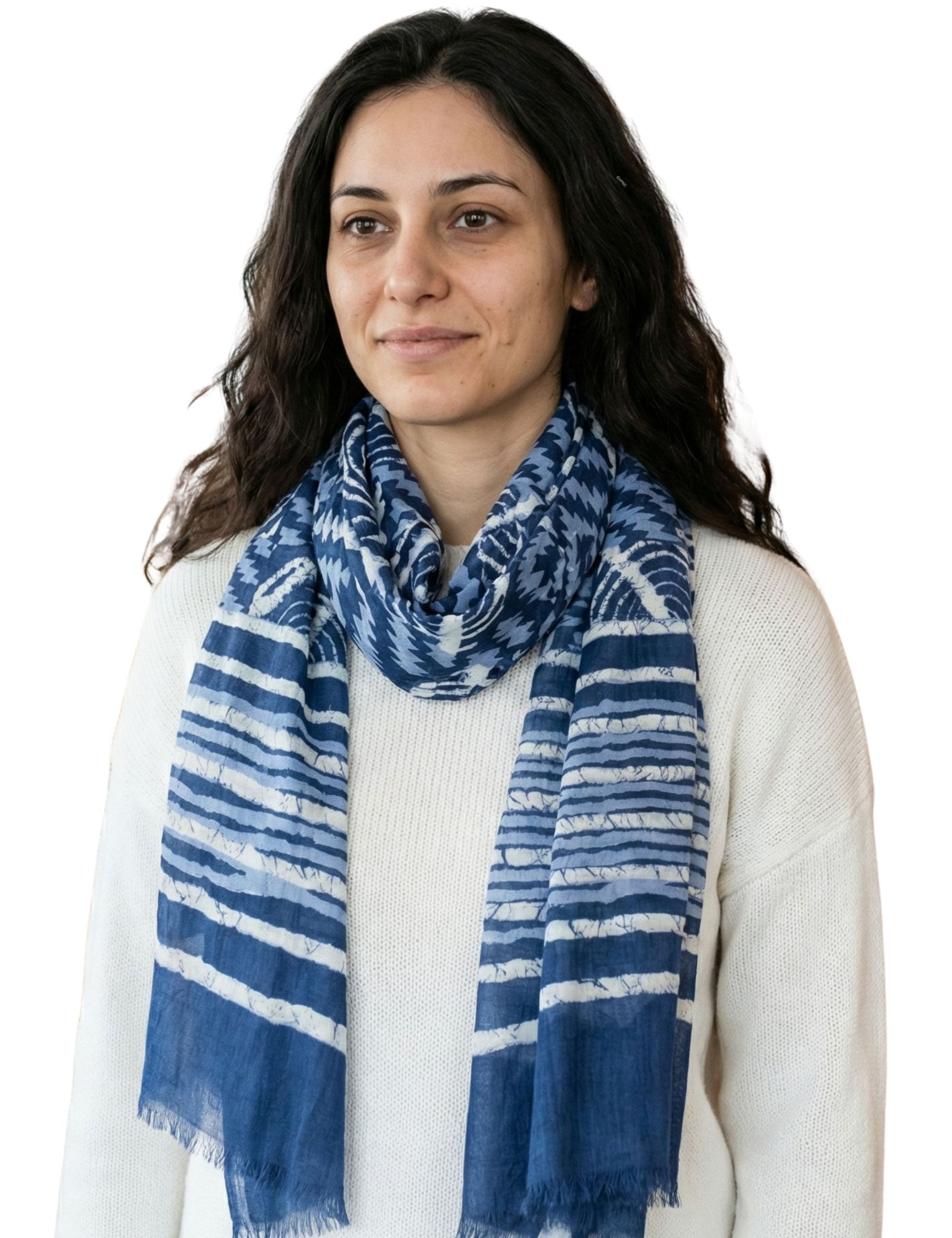 Modeschal Winterschal XXL Große Stola Halstuch Schal aus 100% Viskose