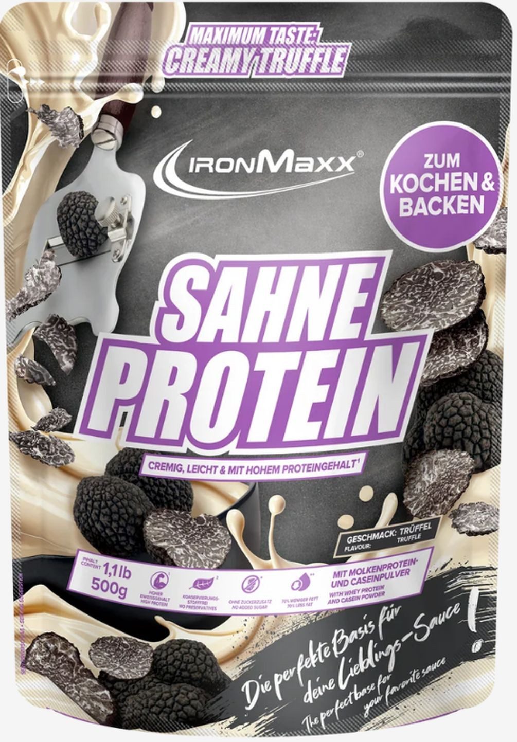 Ironmaxx IronMaxx Sahne Protein - 500g Beutel Pulver
