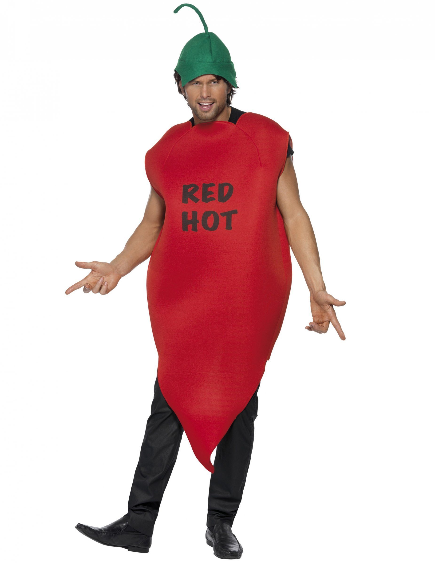 Kostüm Chili Kostüm rot-grün