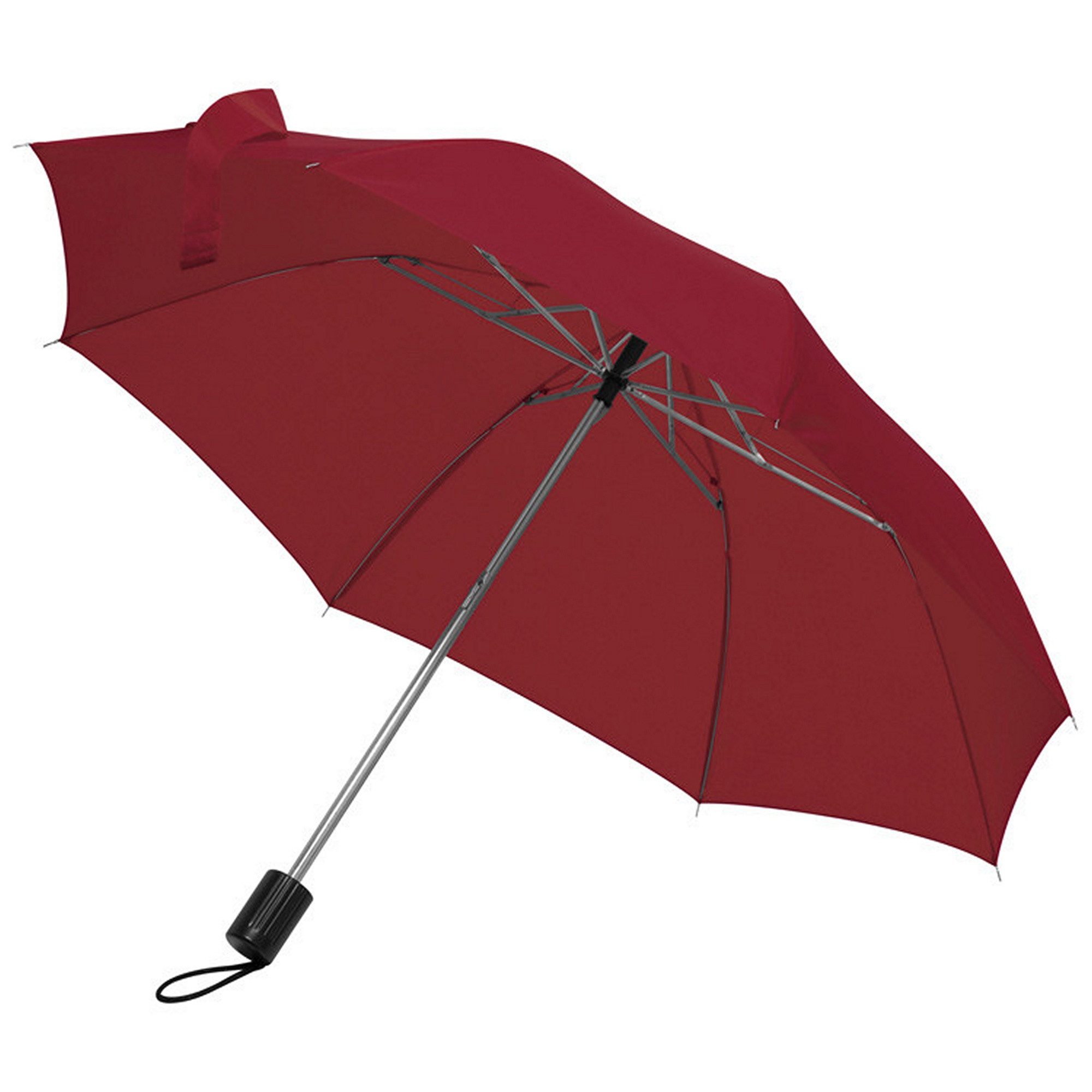 Macma Taschenregenschirm Taschen-Regenschirm / mit Schutzhülle / Farbe: bordeaux